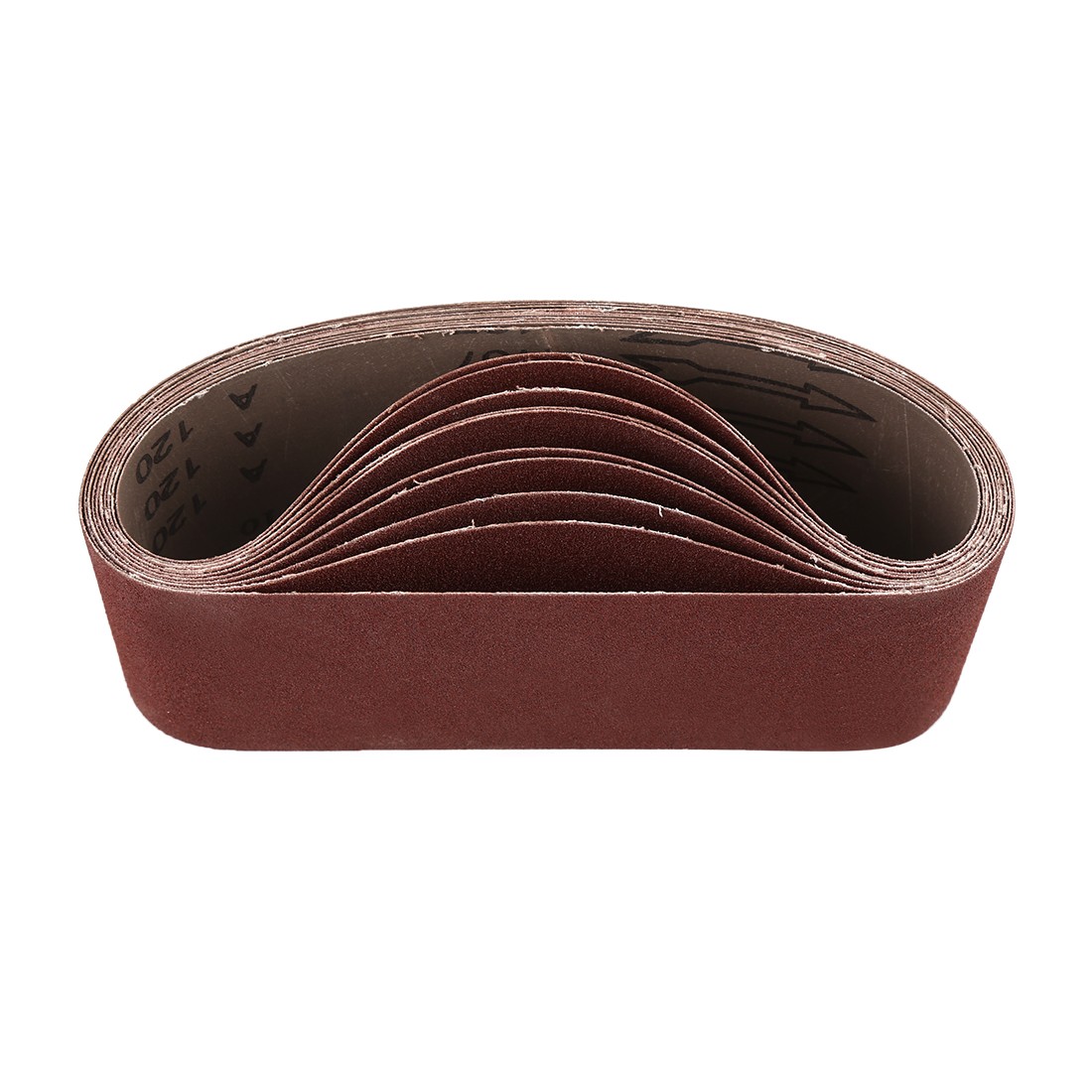 Pack of 10 3″x21″ Aluminium Oxide Sanding Belts 120 Grit for Metal Wood Grinding