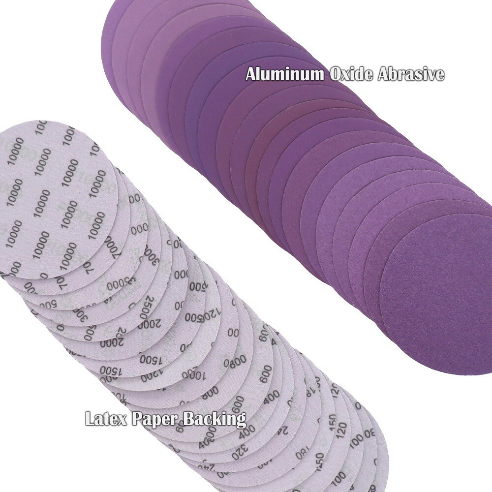 Wet And Dry Sanding Discs 25mm-150mm Sandpaper Hook And Loop Pads 60-10000 Grit