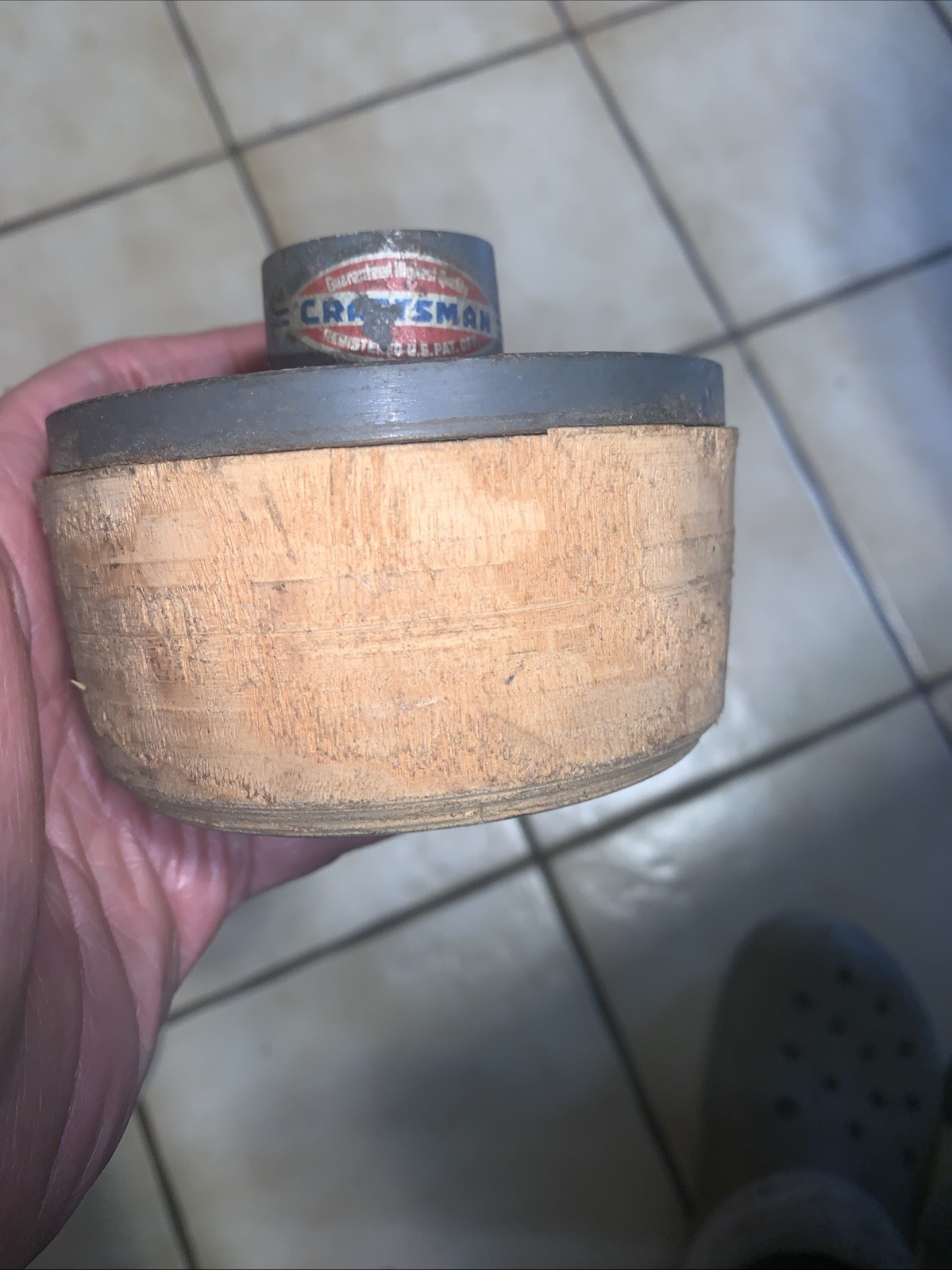 Sears Craftsman sanding drum Dia-4″, face – used