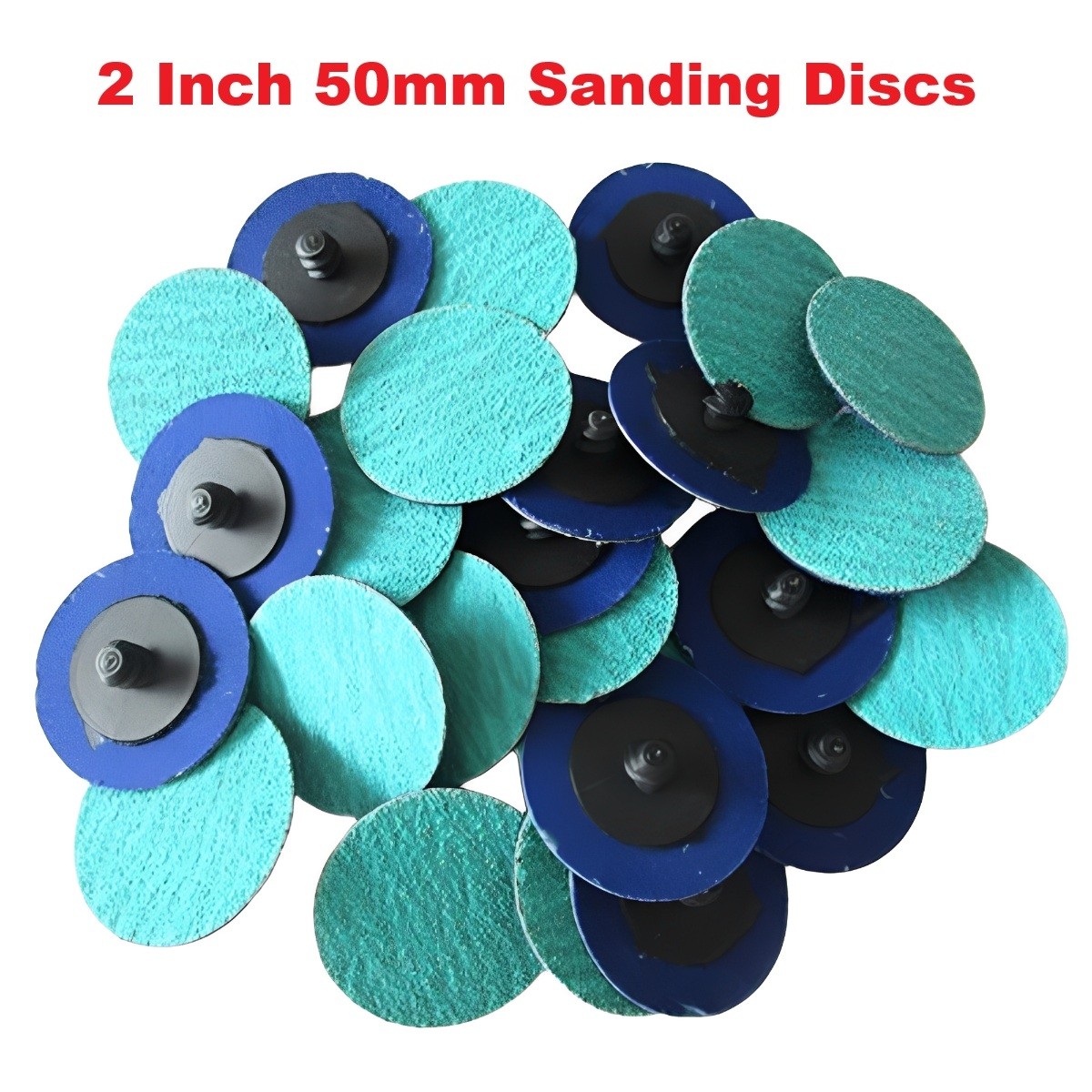 2inch 50mm Sanding Disc Quick Change 36 60 80 120 Grit Grinding Polishing Pad