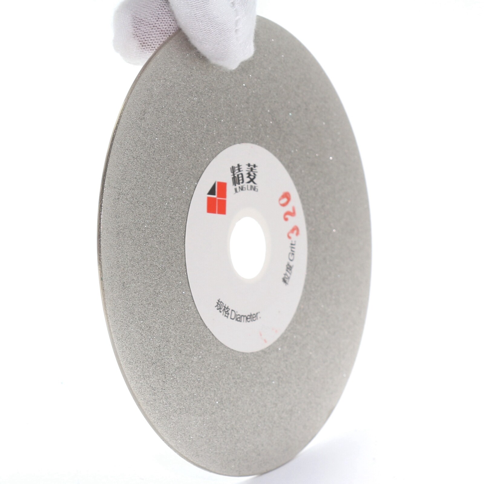 4″ inch 100mm Grit 320 Diamond Grinding Disc Wheel Coated Flat Lap Disk Lapidary
