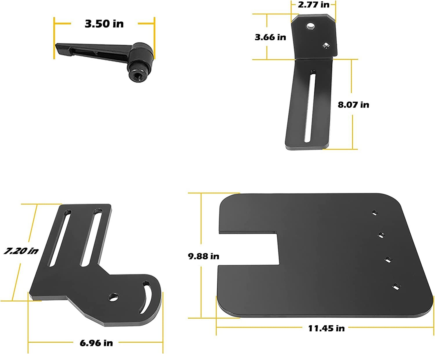 2×72″ Knife Bevel Grinding Jig Tool Rest OBM Belt Grinder Tilt Table Flat Platen