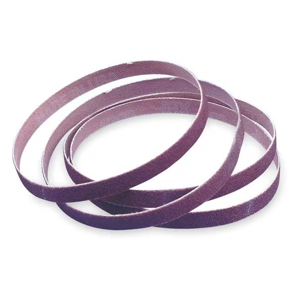 Sanding Belt, 1/2 in W, 12 in L, Coated, Aluminum Oxide, P60 Grit, Coarse, R283