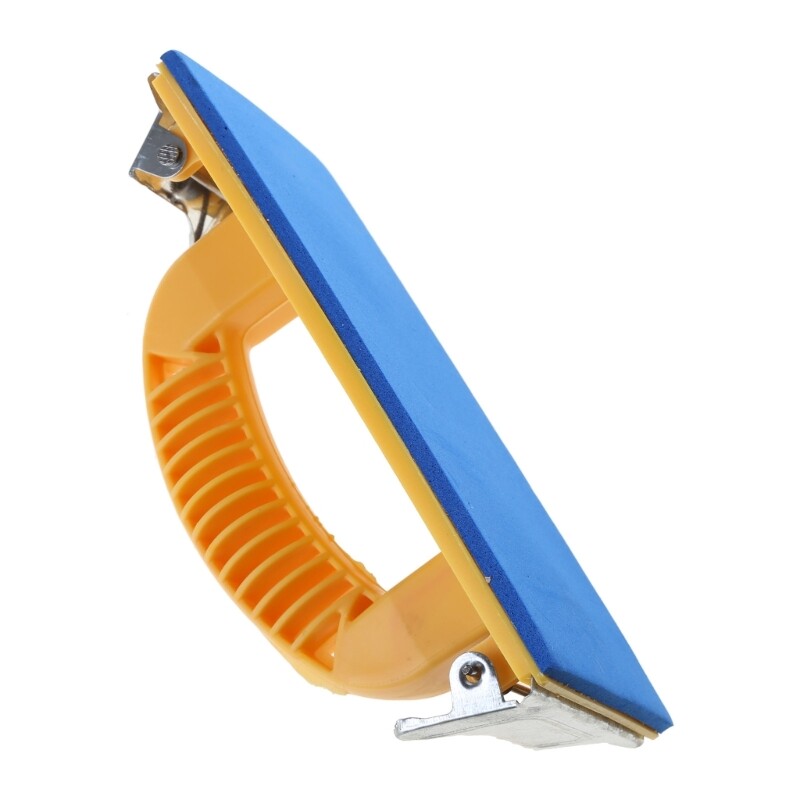 Portable Hand Sander with Handle Manual Sandpaper Holder Hand Sanding Block