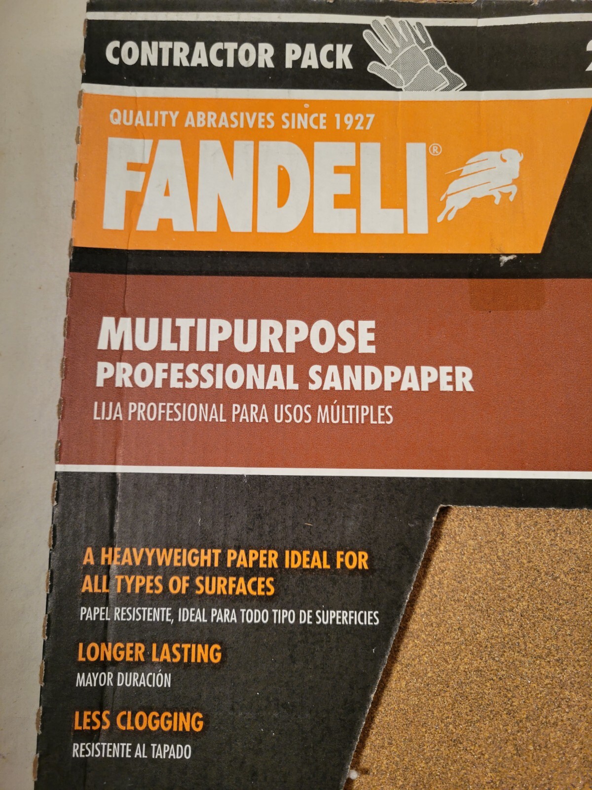 NEW Fandeli Multi-Purpose Sanding Paper Assorted Grits (80,120,220) | 25 Sheets