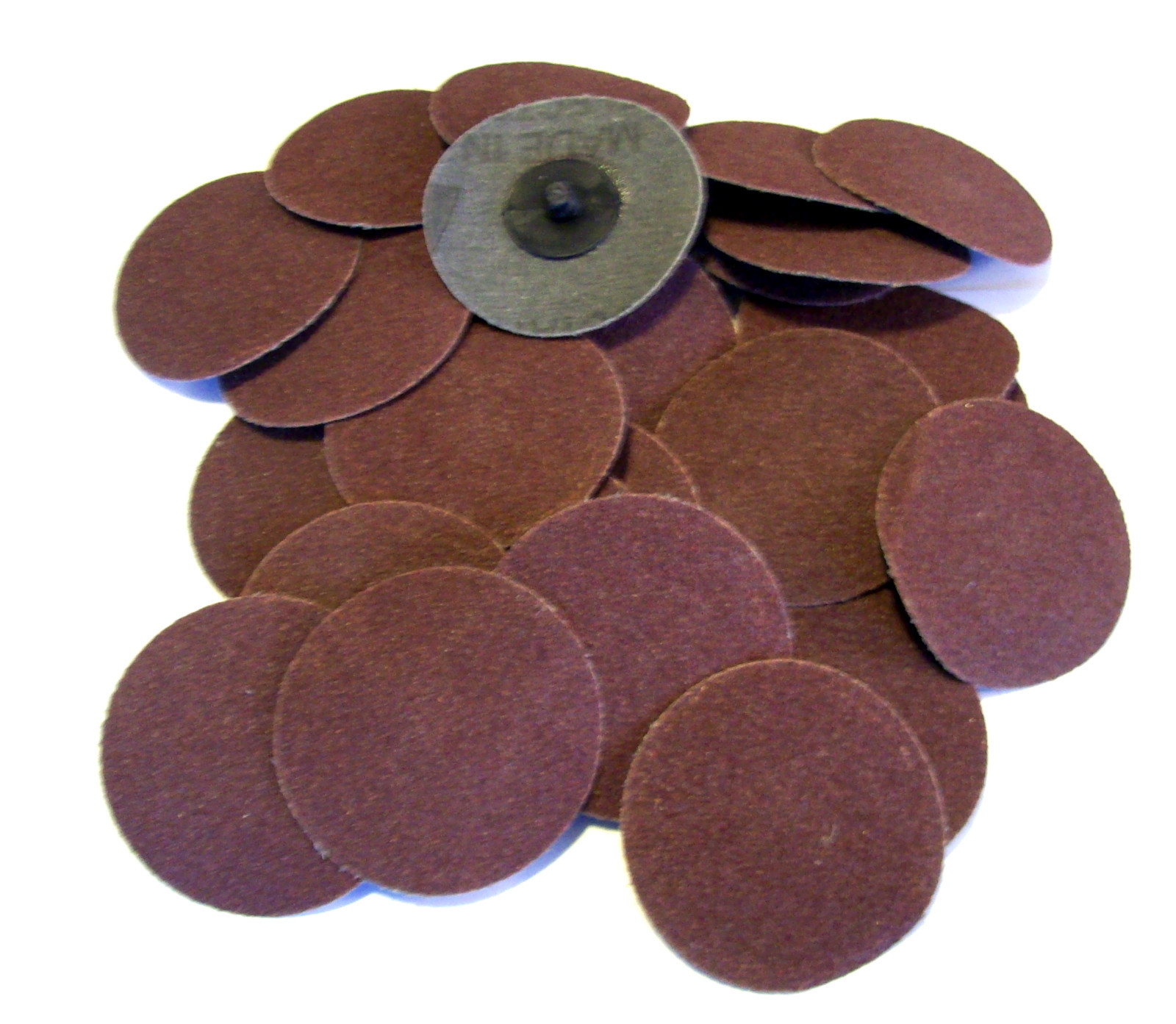 25 IIT 3″ ROLL LOCK 120 GRIT R TYPE SANDING ABRASIVE DISCS TWIST ON 82080
