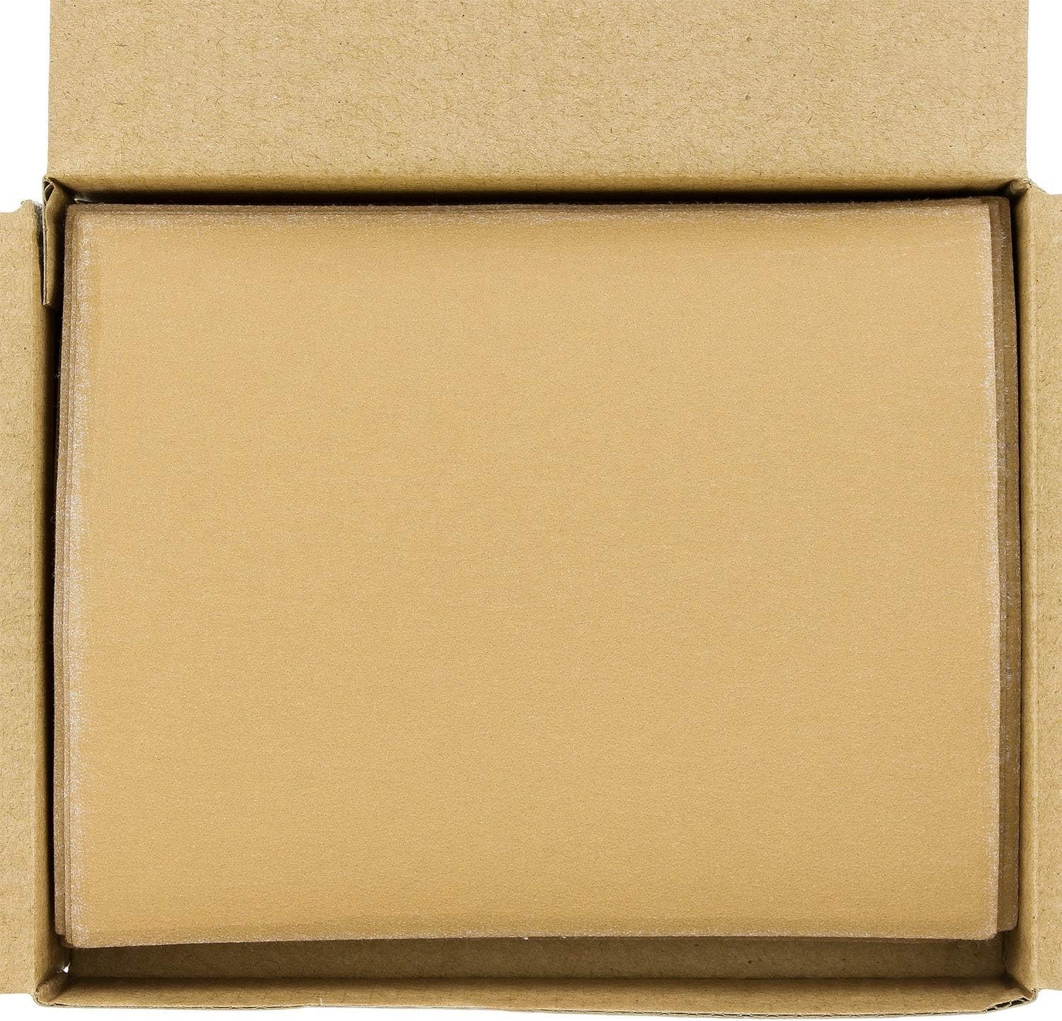 Box of 25 High-Performance 220 Grit Gold Sandpaper Sheets – Hook & Loop Backing