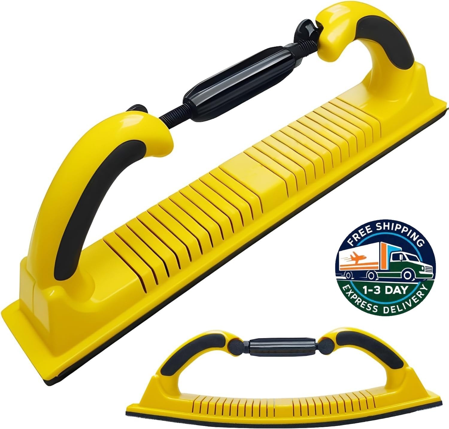 Bloque de lijado manual flexible de radio ajustable de 7 cm x 40 cm