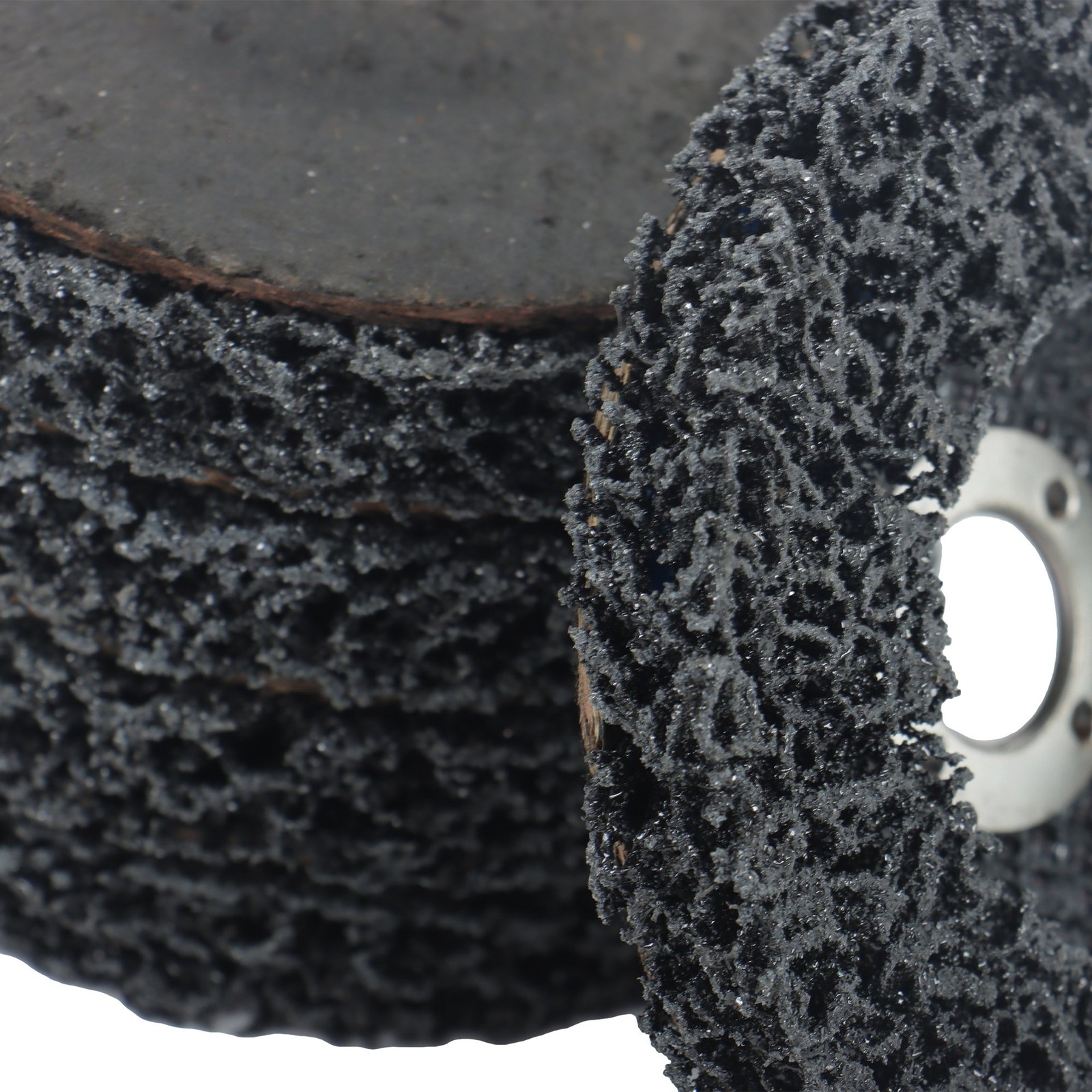 10 Pcs 4 Inch x 5/8 Inch Black Abrasive Wheels Grinding Discs for Angle Grinder