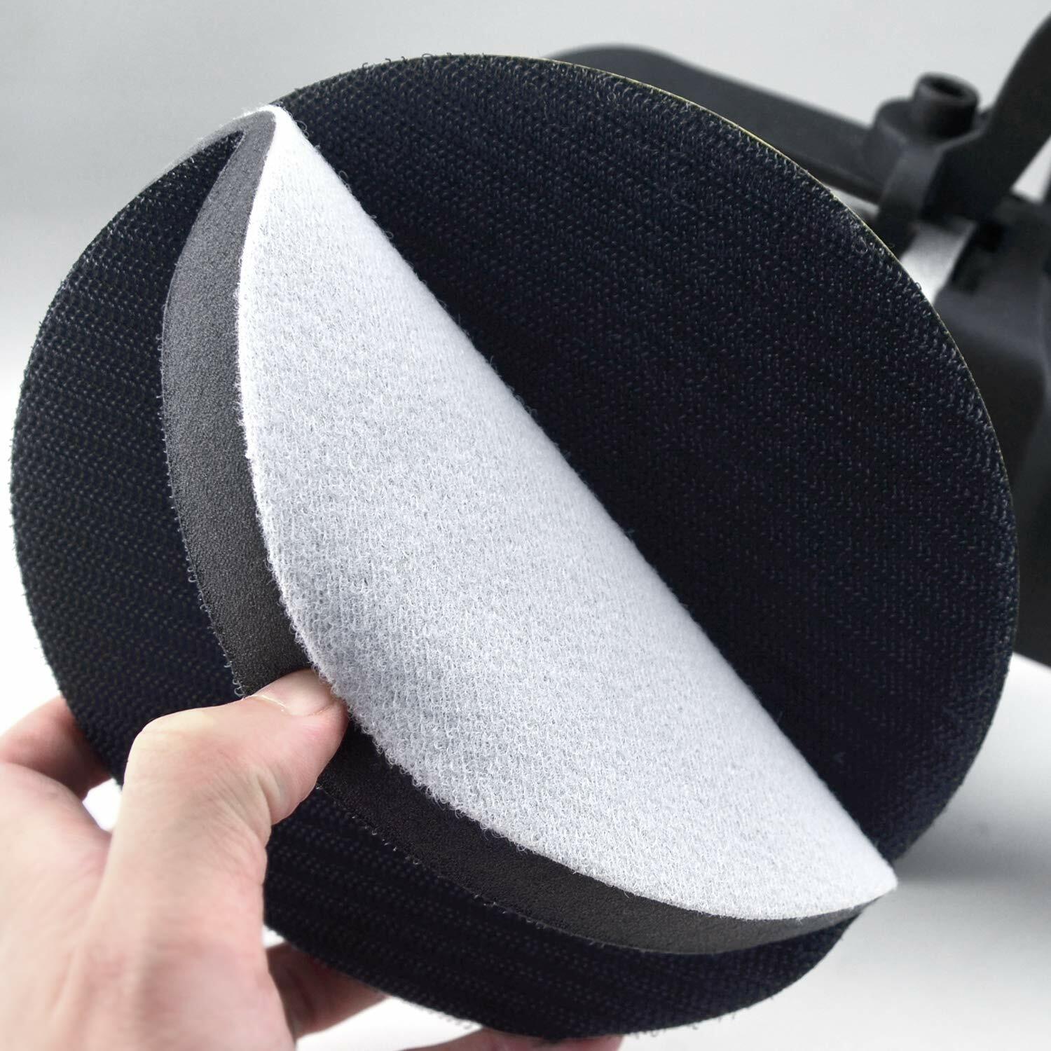 5PACK 6 in Soft Foam Interface Sanding Disc Sander Buffer Hook Loop Backing Pad