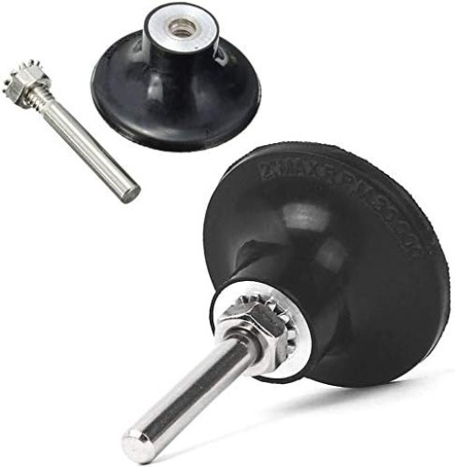 4pcs Roll Lock Disc Pad Holder 2inch Diameter 1/4″ Shank, Sanding Polishing M…