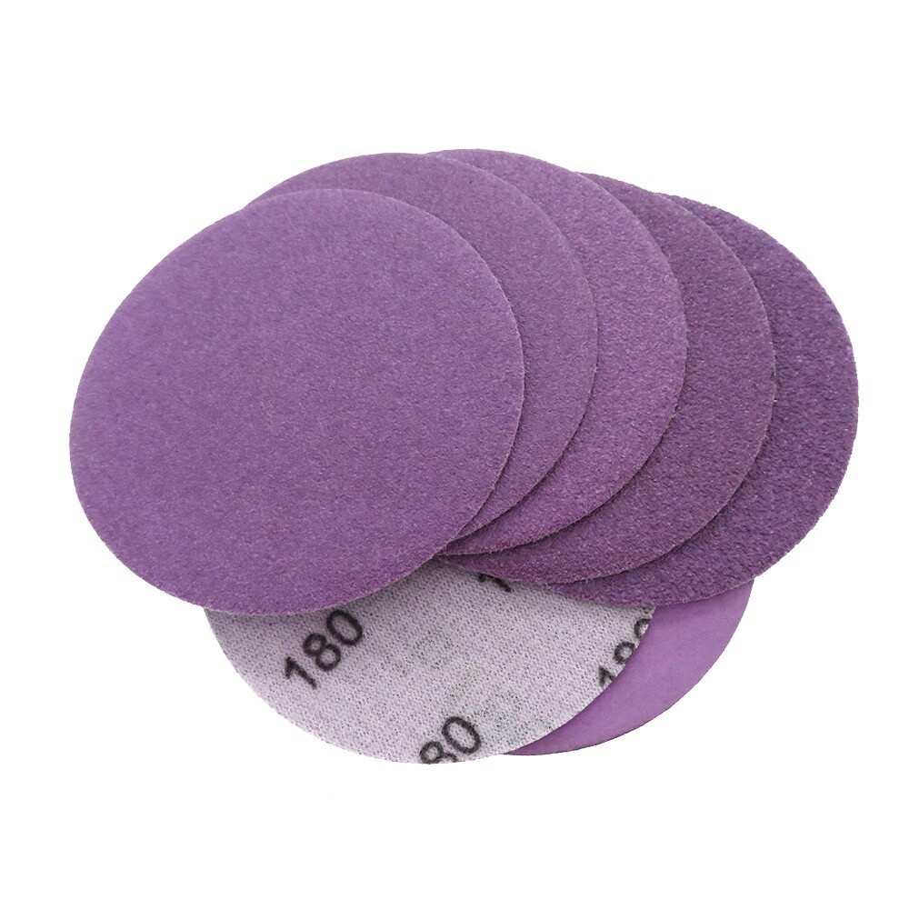 150mm Ceramic Sanding Discs 6in Sandpaper Plain Pads for Hard Wood Steel Metal