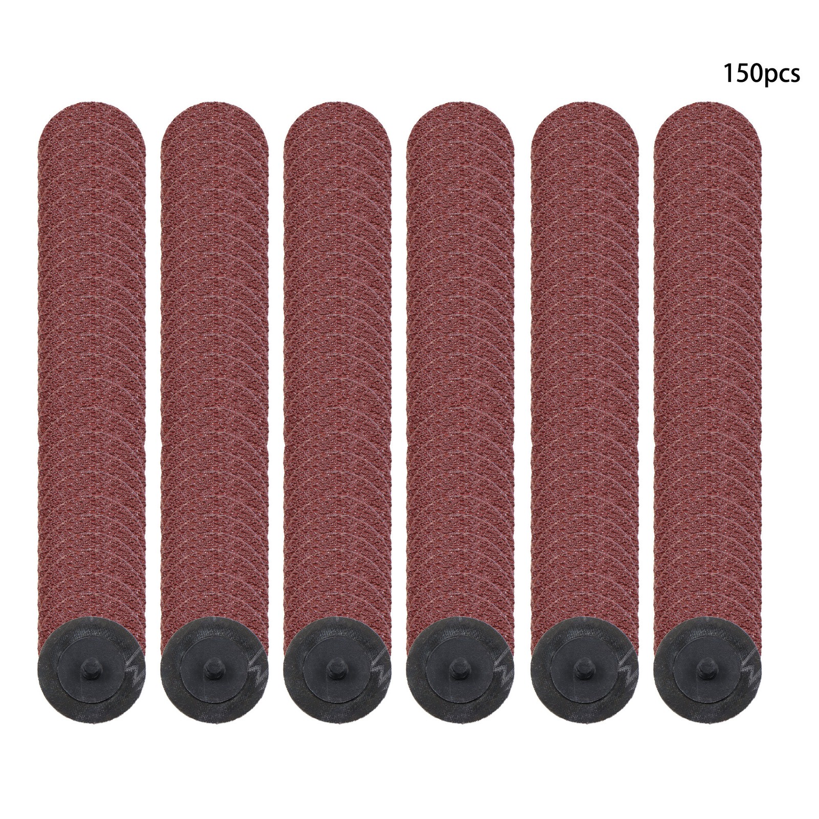 150 Pieces 2 Inch 36 Grit Medium Red Torque Sanding Discs for Die Grinder