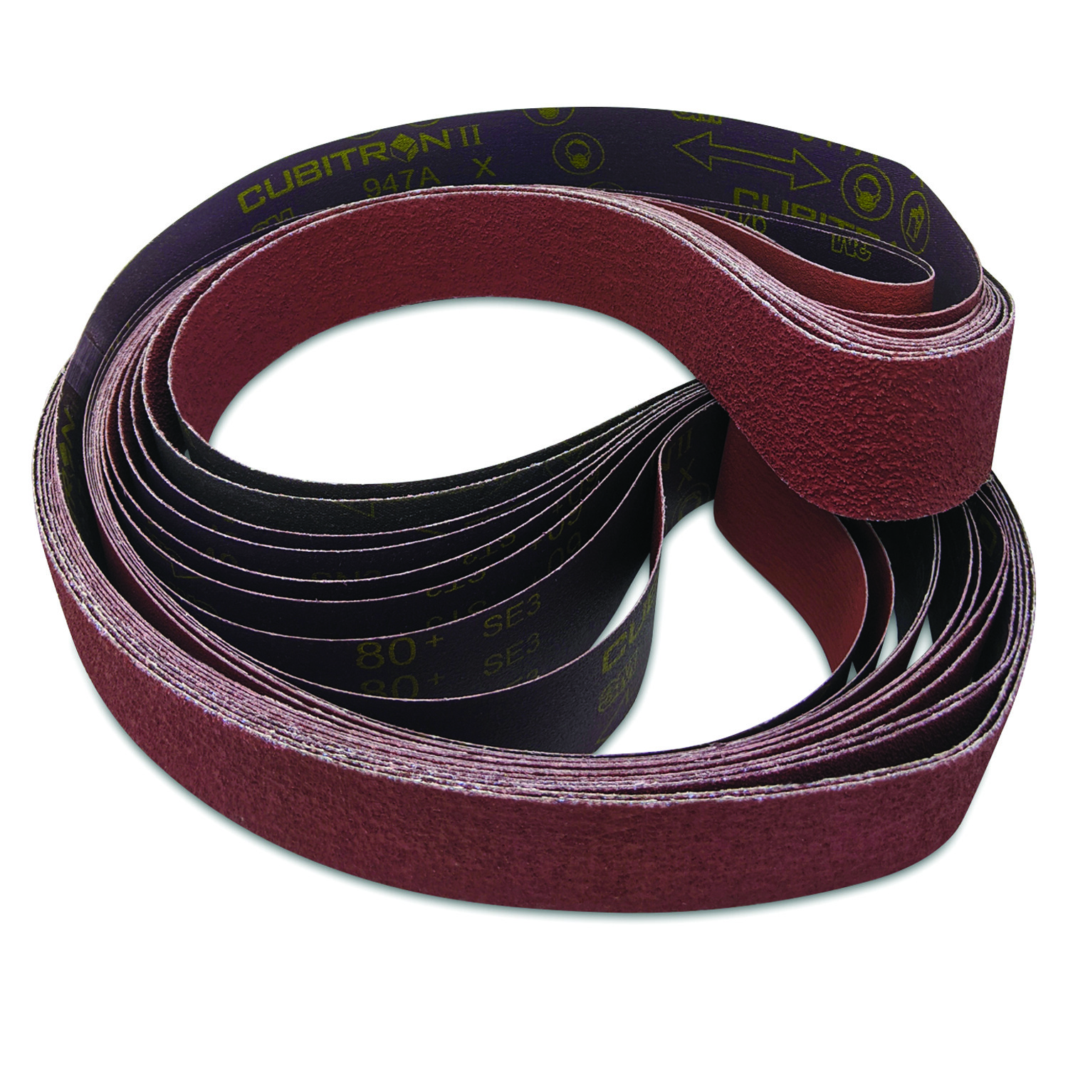 2 X 72 INCH 3M CUBITRON II CERAMIC STARTER KIT GRINDING BELTS -10 PK
