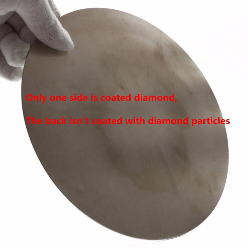 10”inch 250mm NO CENTER HOLE Diamond Lapidary Discs 80-1000 Grit Flat Laps Disk