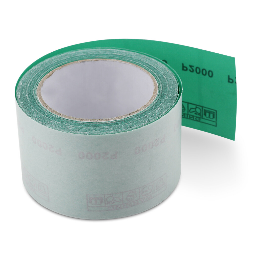 BHA 2-3/4″ x 20 Yard Green Film PSA StickyBack Longboard Sandpaper Roll, Wet/Dry