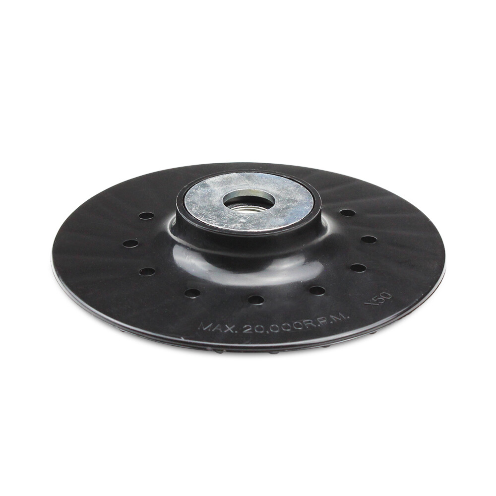 2 Pack – 5″ x 5/8″-11 Resin Fiber Disc Backing Pad w/ Lock Nut for Angle Grinder