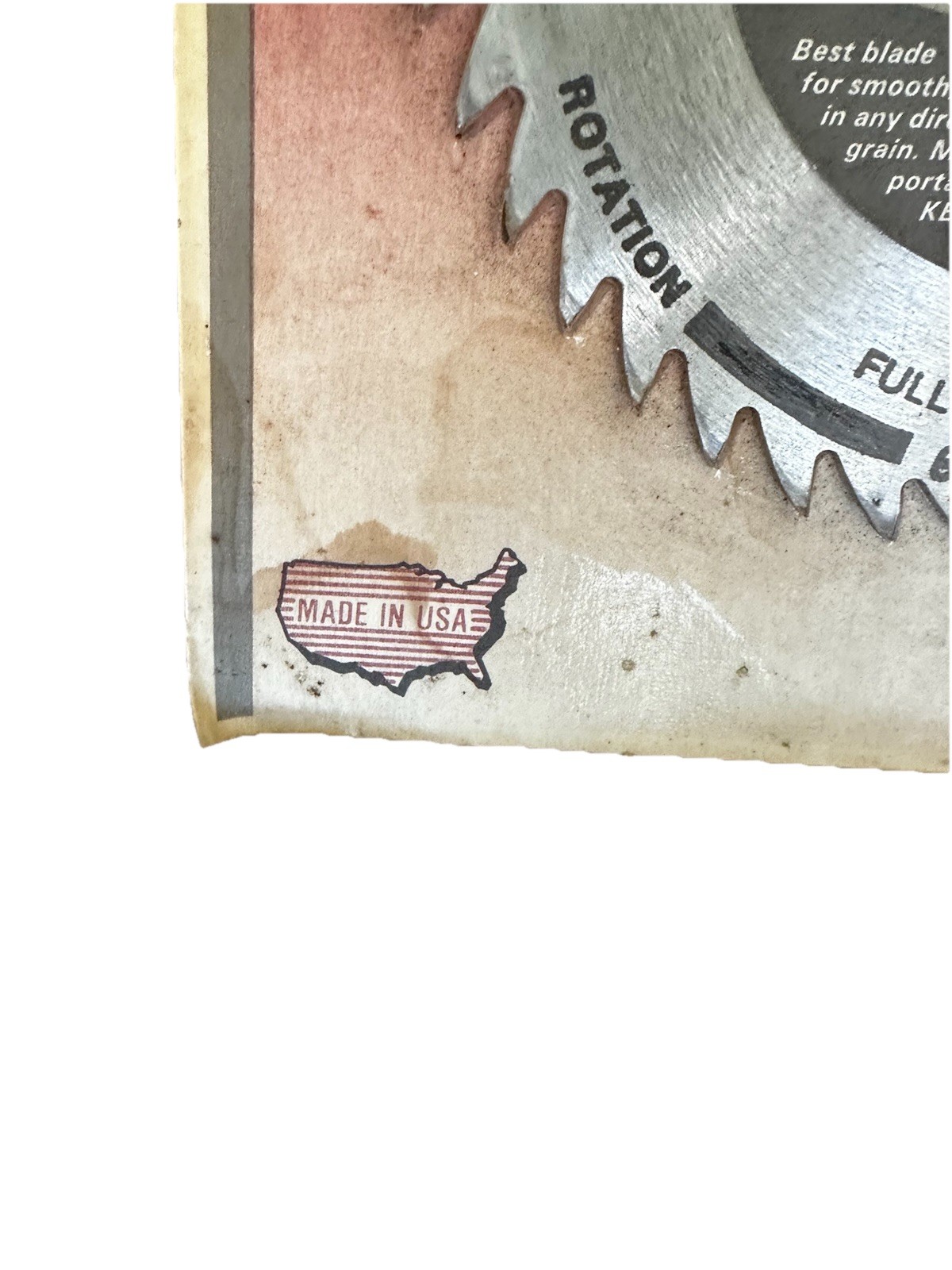 Vintage New Saw Blade Combination Oldham 6-1/2″ Diameter Novelty 650-C-CT