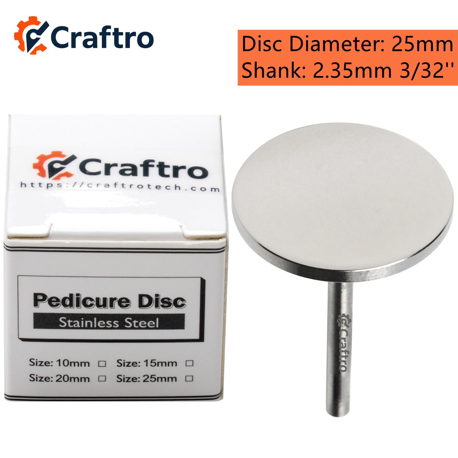 50pcs 25mm Aluminum Oxide Sanding Discs 80-240 Grit w/ Sanding Discs Holder