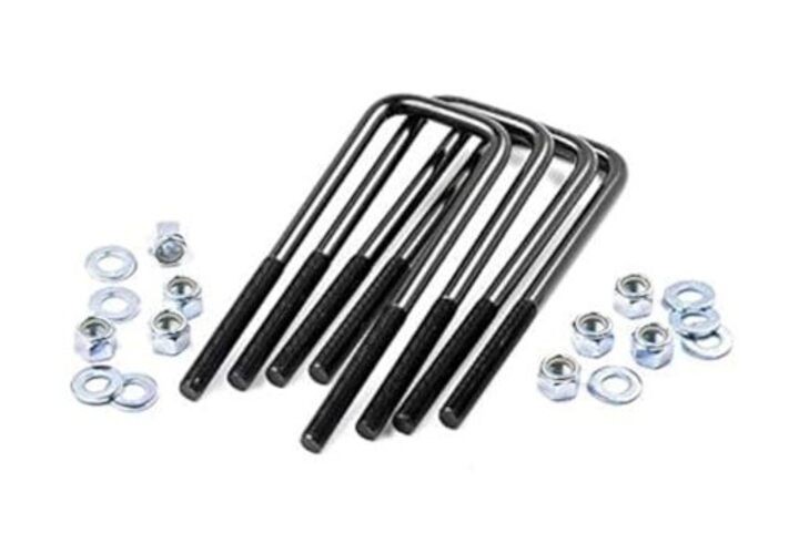 9/16″ Square Suspension U-Bolts | 9/16 x 3.25 x 8.5-7627,Black