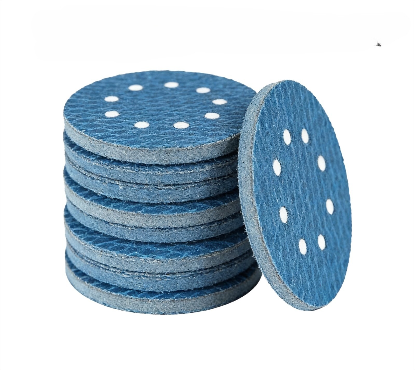 70PCS 5” 125mm Diamond Shape Sanding Discs 8 Holes Hook & Loop P60-P400