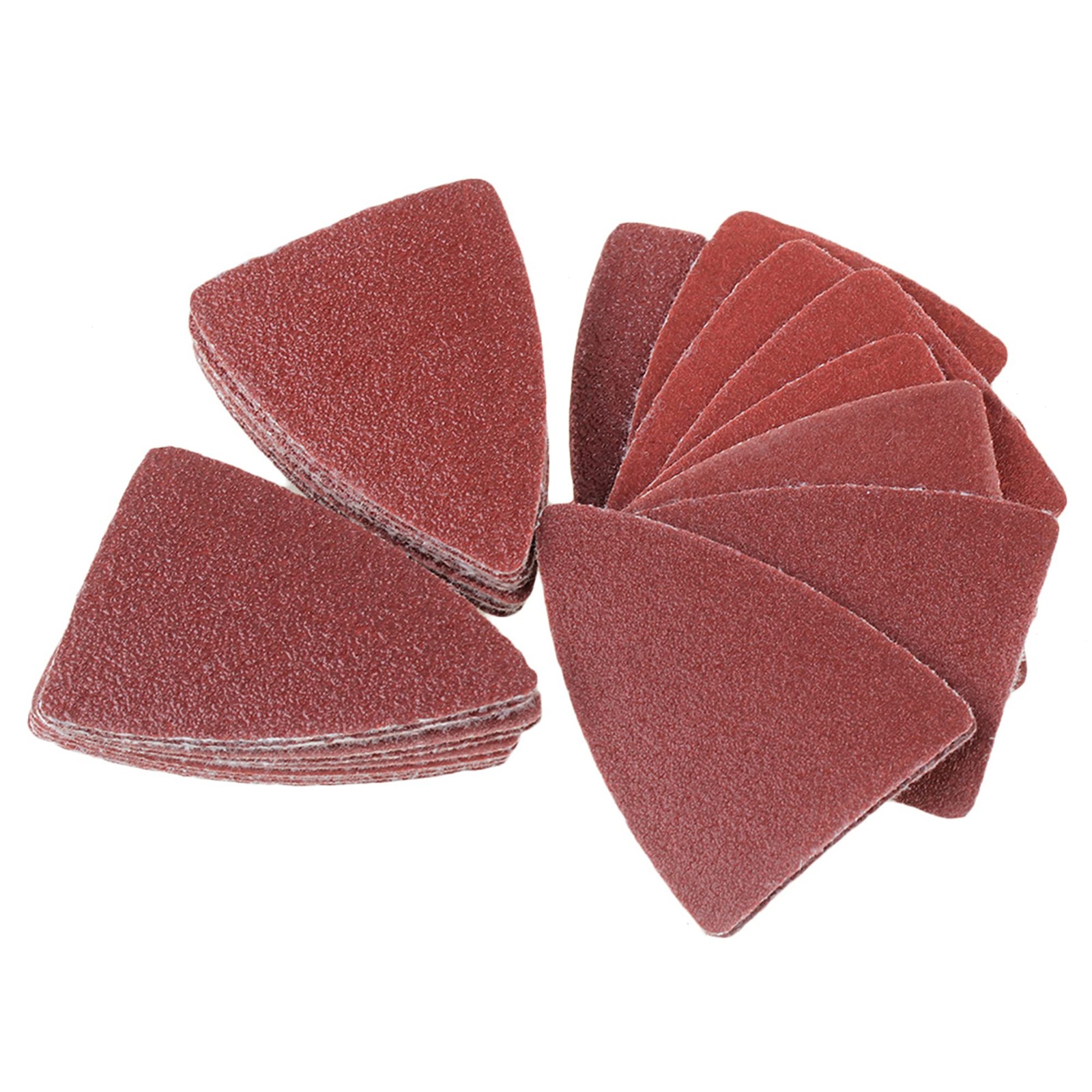 100pcs 52x38mm Finger Detail Sander Sandpads Assorted 60/80/120/180/240 Grits20