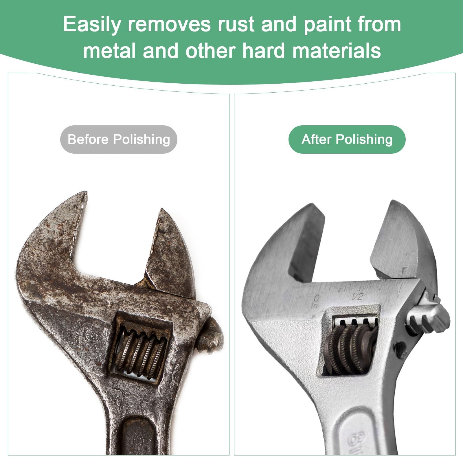 M METERXITY 3Pack Abrasive Mounted Stone Grinding Bits, 1/4 in6mm Shank Alumi…