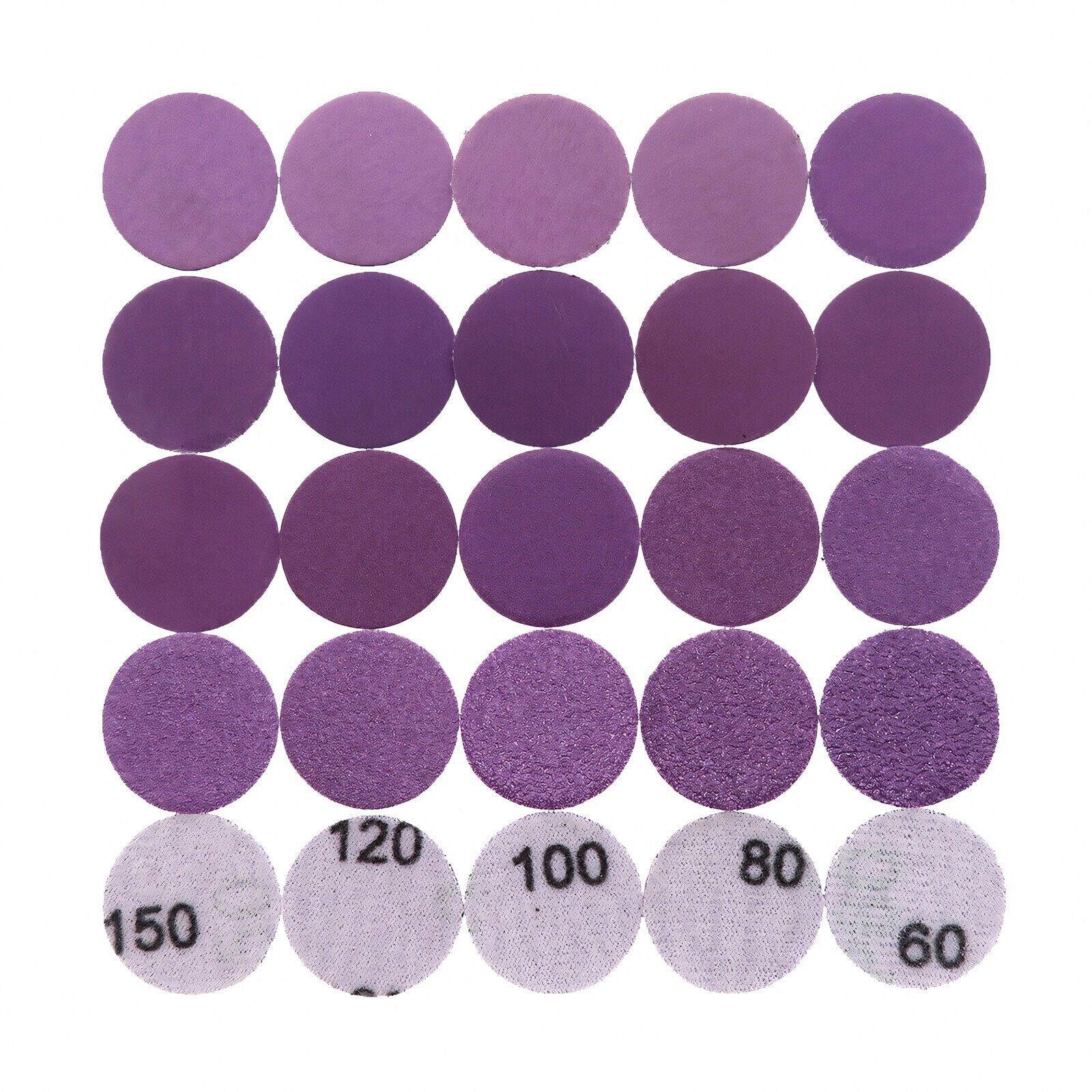 50mm Wet & Dry Sanding Discs 2 Inch Sandpaper Hook and Loop Pads 60-10000 Grit