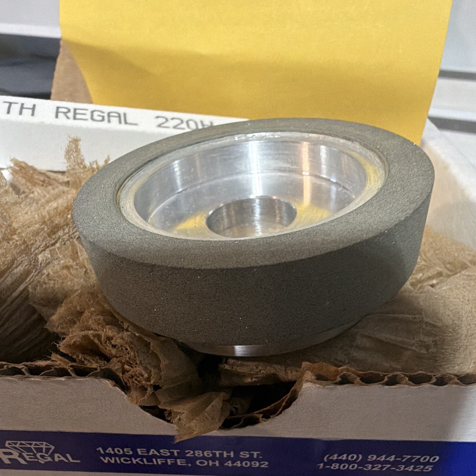Regal B3A1 CBN Grinding Wheel 2-1/4in x 1/2in x 5/8 Hole 120 Grit MPN 3 sets