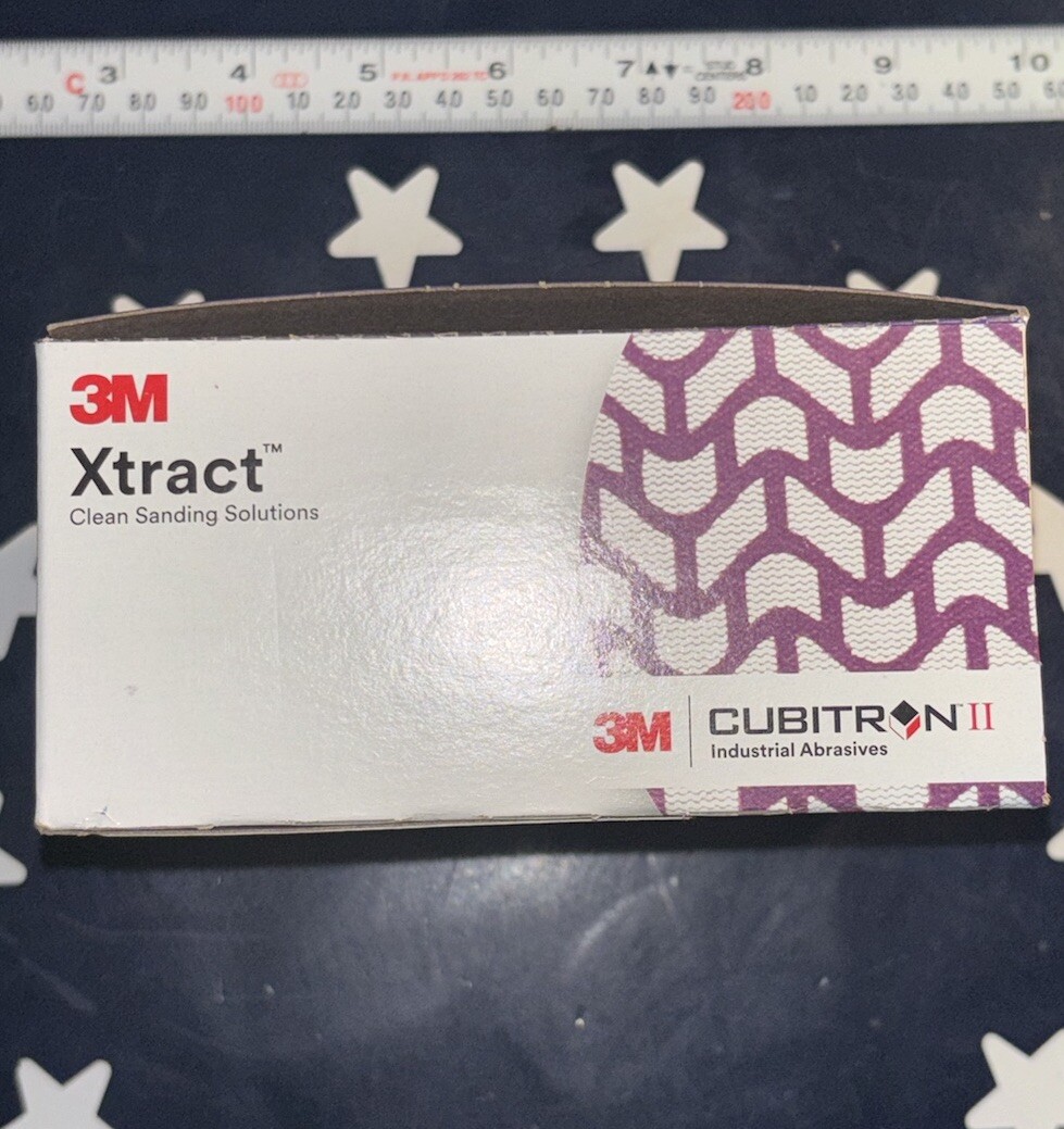 3M 5” Xtract Clean Sanding Solutions Disc 710W 240+ Grit/Grade 88475 50 Pads