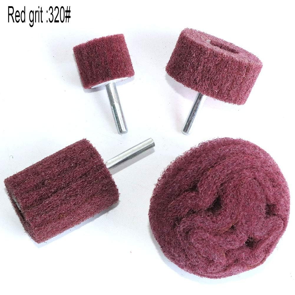 8PCS Non Woven Abrasive Buffing Polishing Wheel Drill Attachment…
