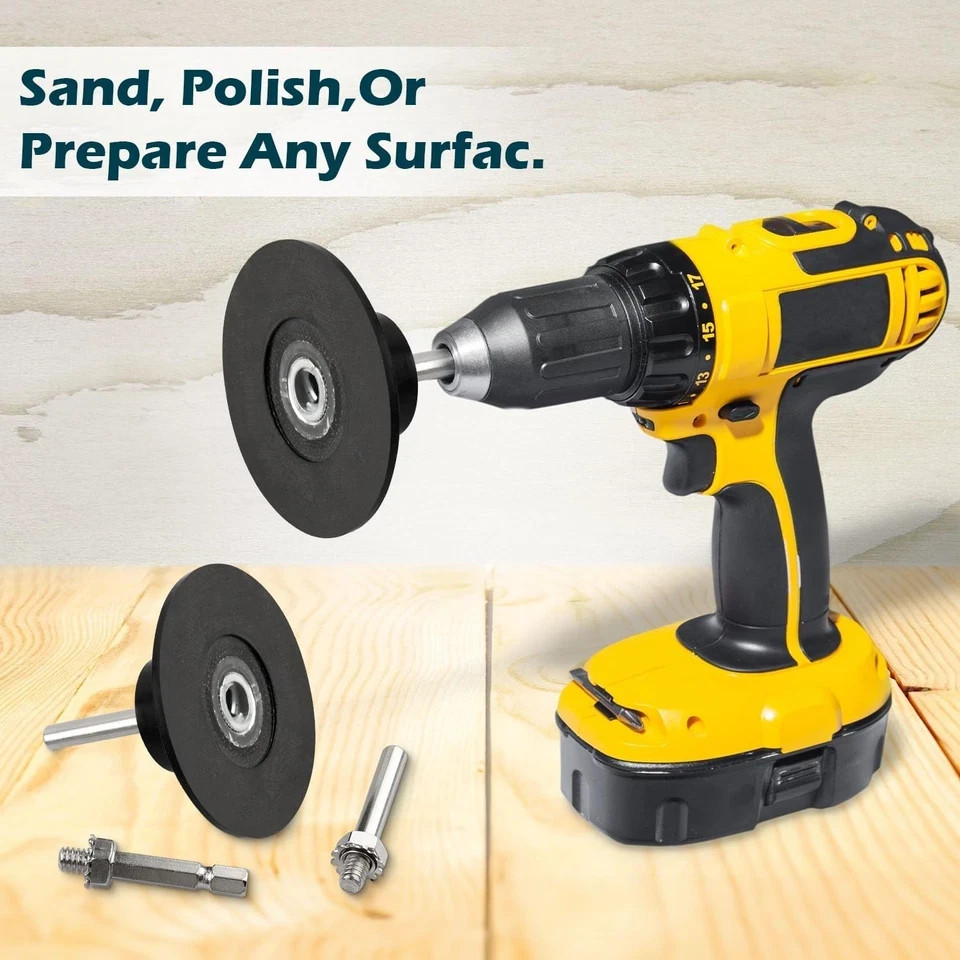 Quick Change Disc Pad Holder, Roloc 3 Inch Sanding Discs…