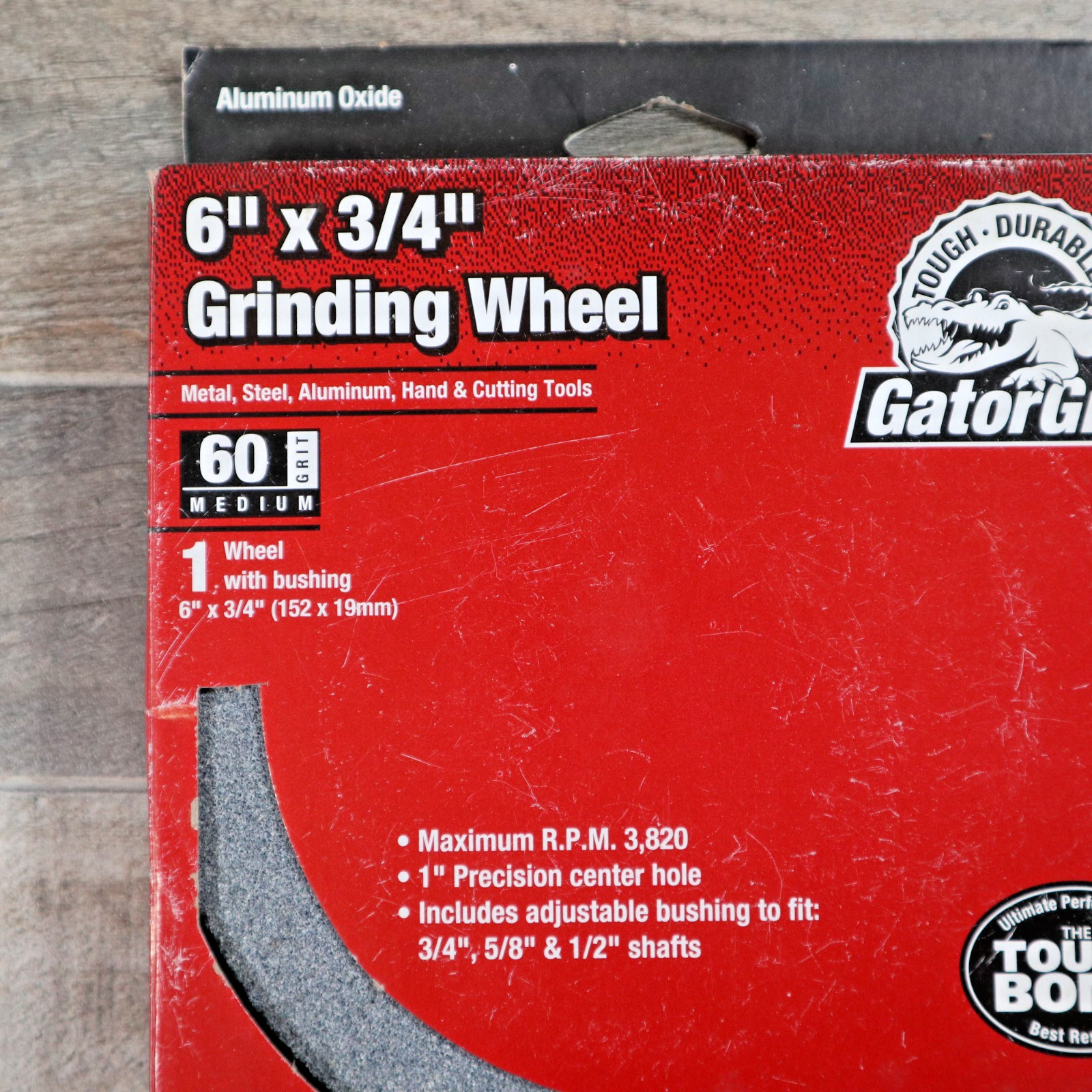 Ali Industries Gator 6″ x 3/4″ Grinding Wheel 60 Medium Aluminum Oxide, No. 6011