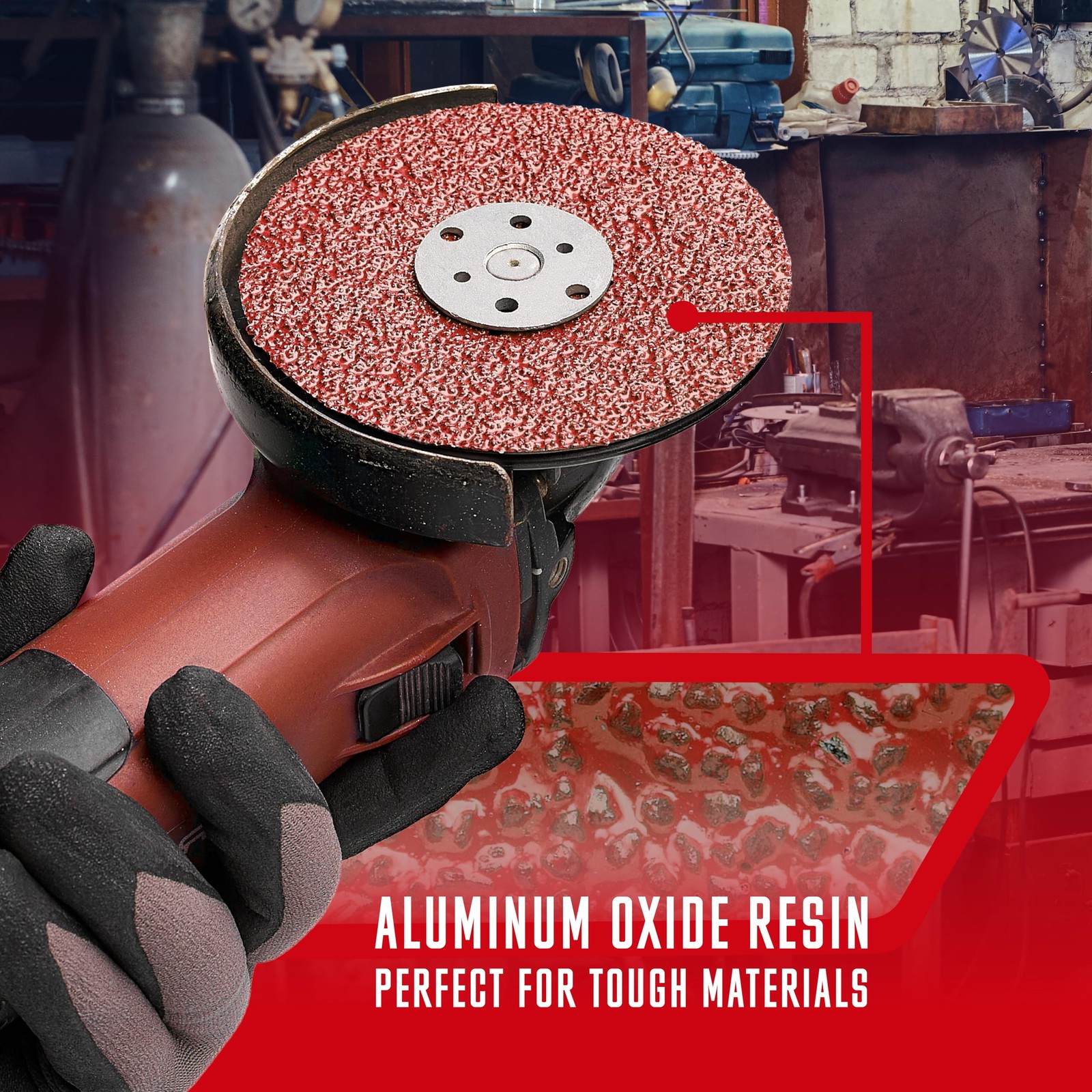Sanding Discs 120 Grit 4-1/2″ Diameter 7/8″ Arbor – for Angle Grinder, 25-Pack