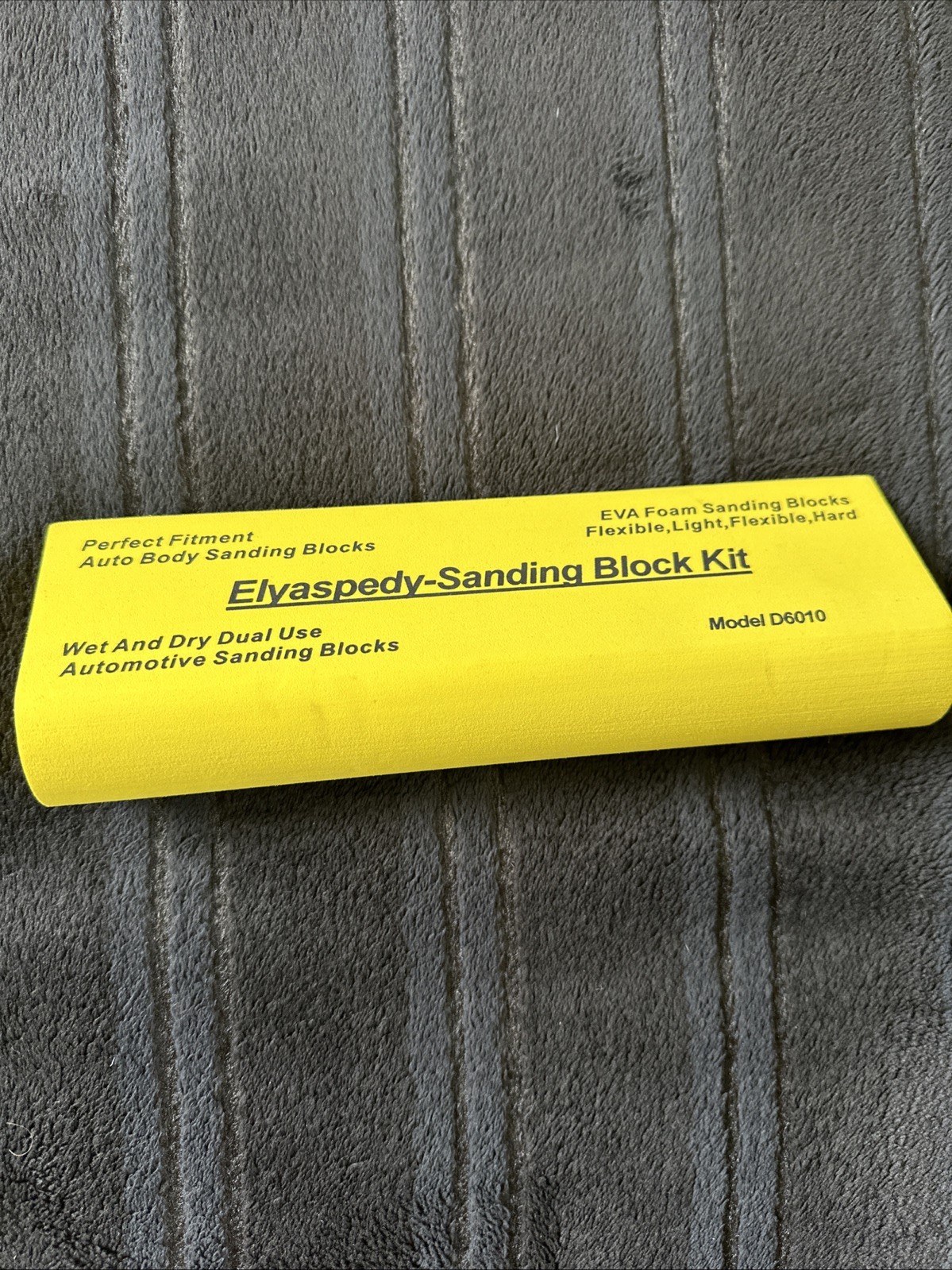 Elyaspeedy Sanding Block Body Smoothing EVA Foam Sanding Block Wet & Dry (D6010)