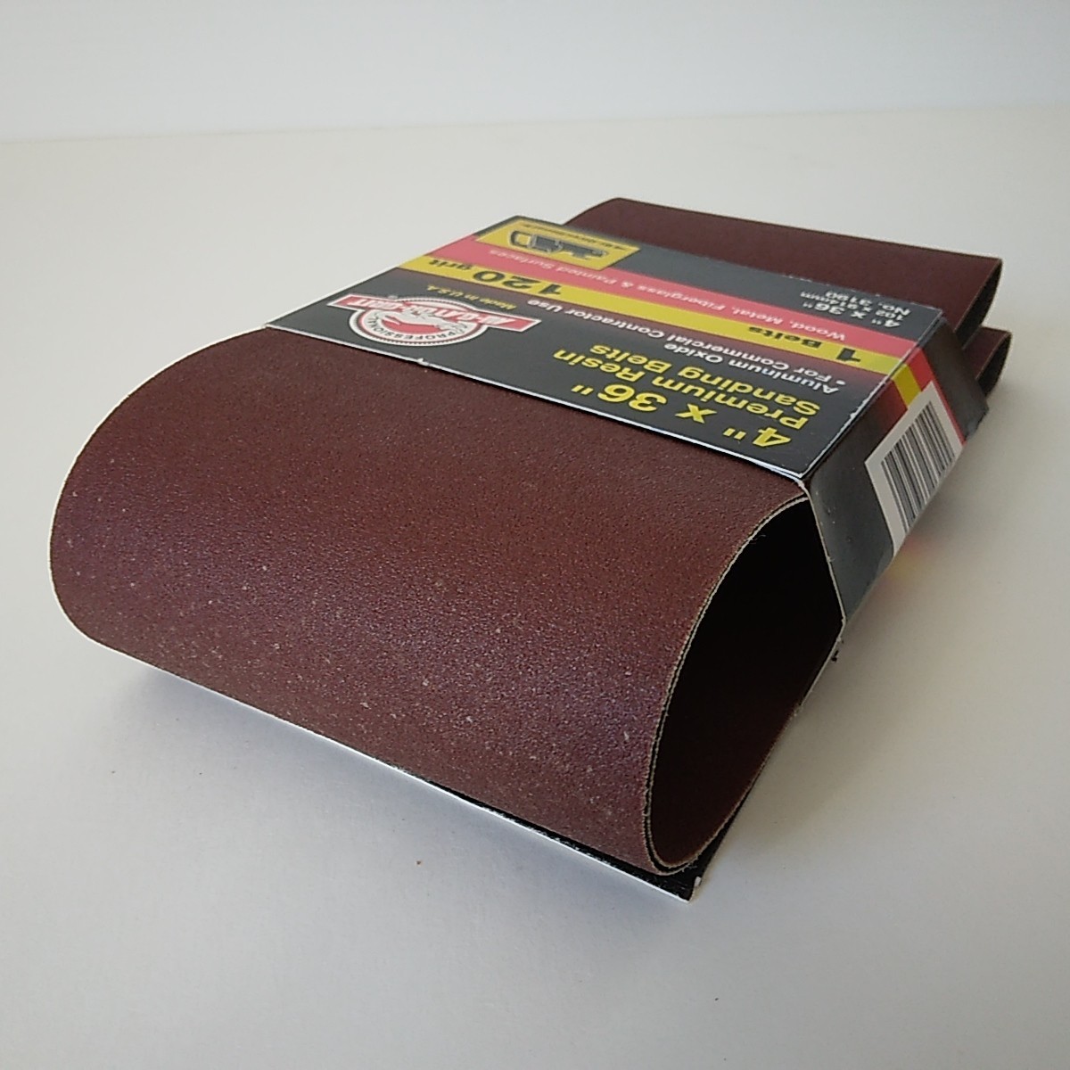 Ali-Gator-Grit 4″×36″ 120 Grit Premium Sanding Belt-No.3190-USA Made-NOS NIP