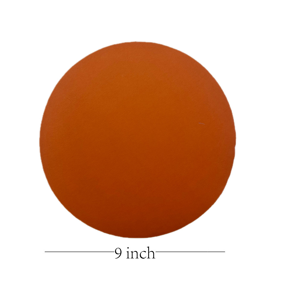 20/50/100PACK 9″ Hook & Loop Ceramic Orange 0-Hole Sanding Disc 60 Grit For Wood