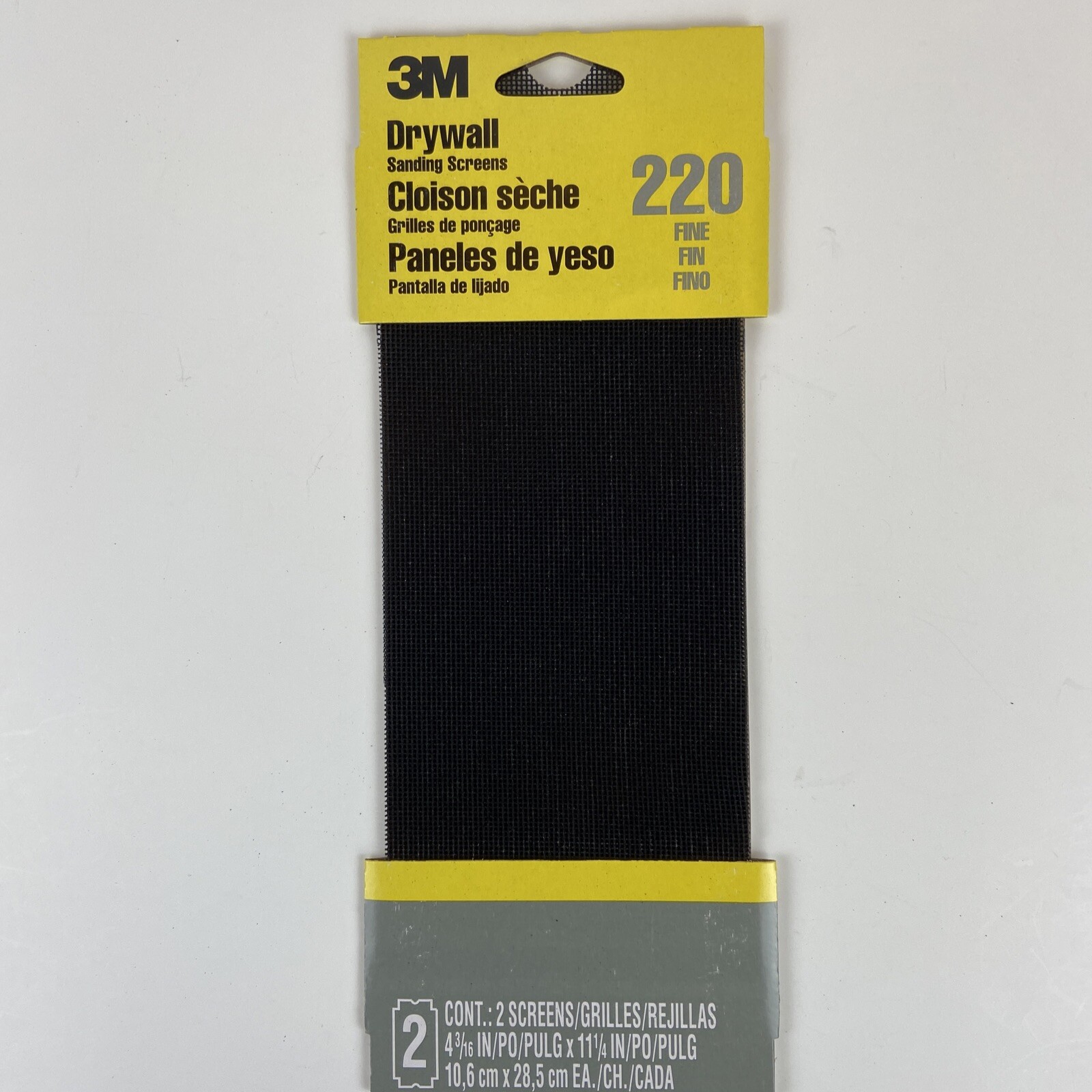 20 2-Pack (40 Total) 3M Drywall Sanding Screens 4-3/16 in x 11-1/4 220 Fine Grit