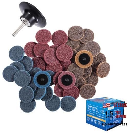 46PCS Sanding Discs Quick Change Discs 1pcs 1/4” 46PCS Sading Discs 2 Inch
