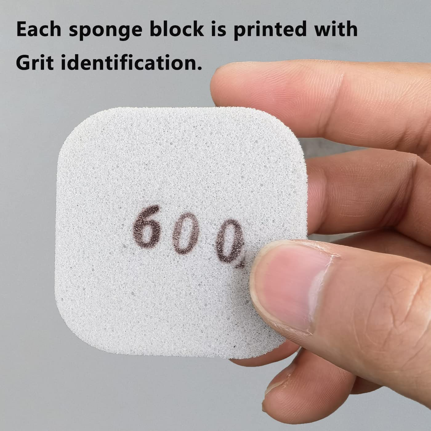 54 Pack Sanding Blocks, 9 Grits from 320 to 3500, Soft Touch Sanding Pads,2″ X