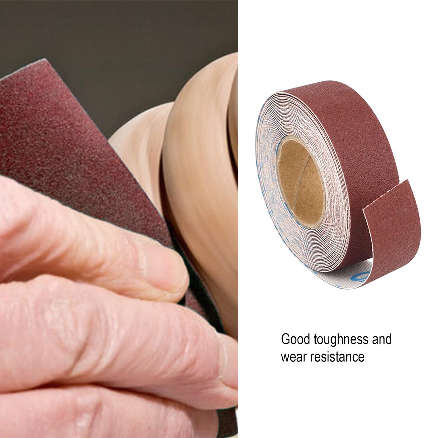 SATC Roll Dry Wet Sandpaper 2″x 50yard Aluminum Oxide Abrasive Paper Roll P320