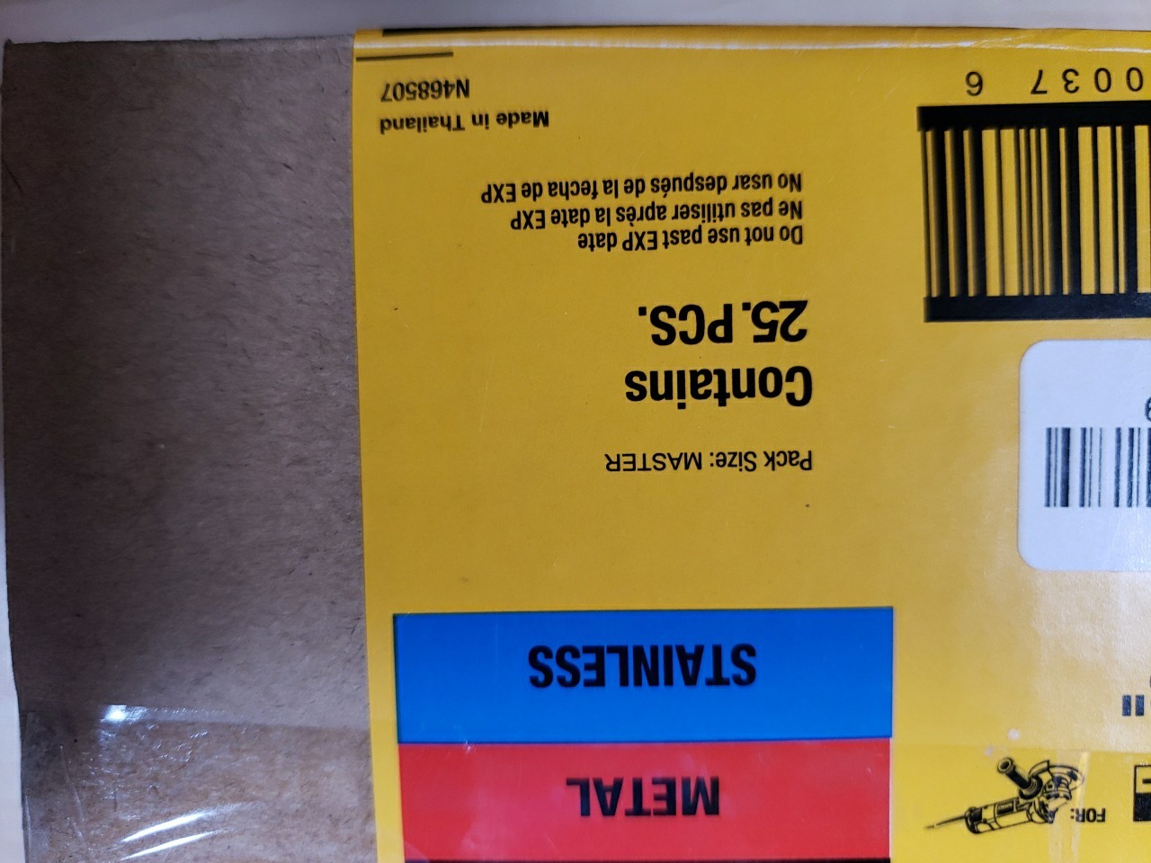 DEWALT, DW8725Z, 6″x .045×7/8″, Arbor Metal, Cut-Off Wheel, Box Of 25,Box Of 23