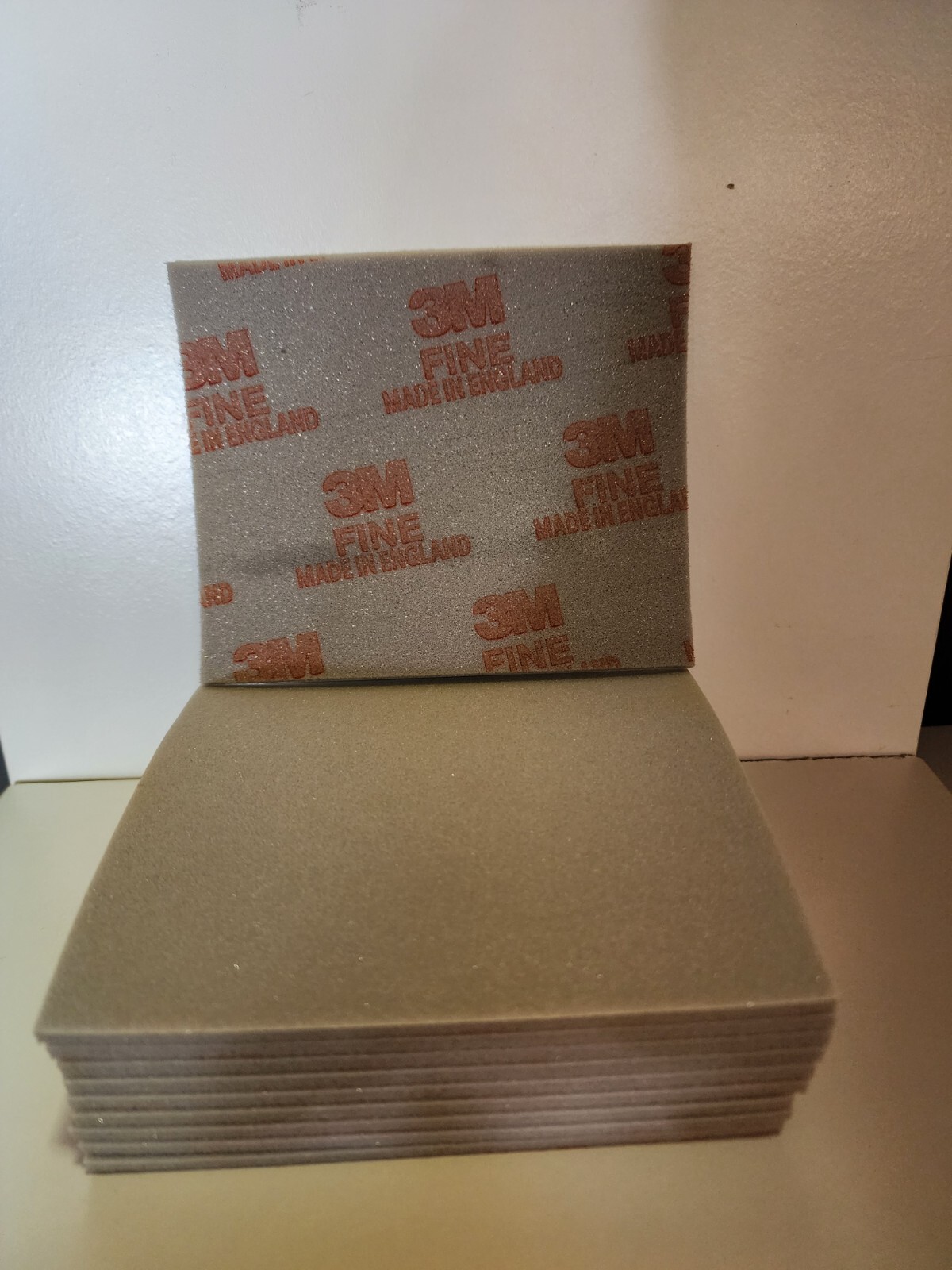 Fine 100 Girt 3M 06965 Contour Surface Sanding Pad, 5.5 x 4.5 x .1875 Sponge