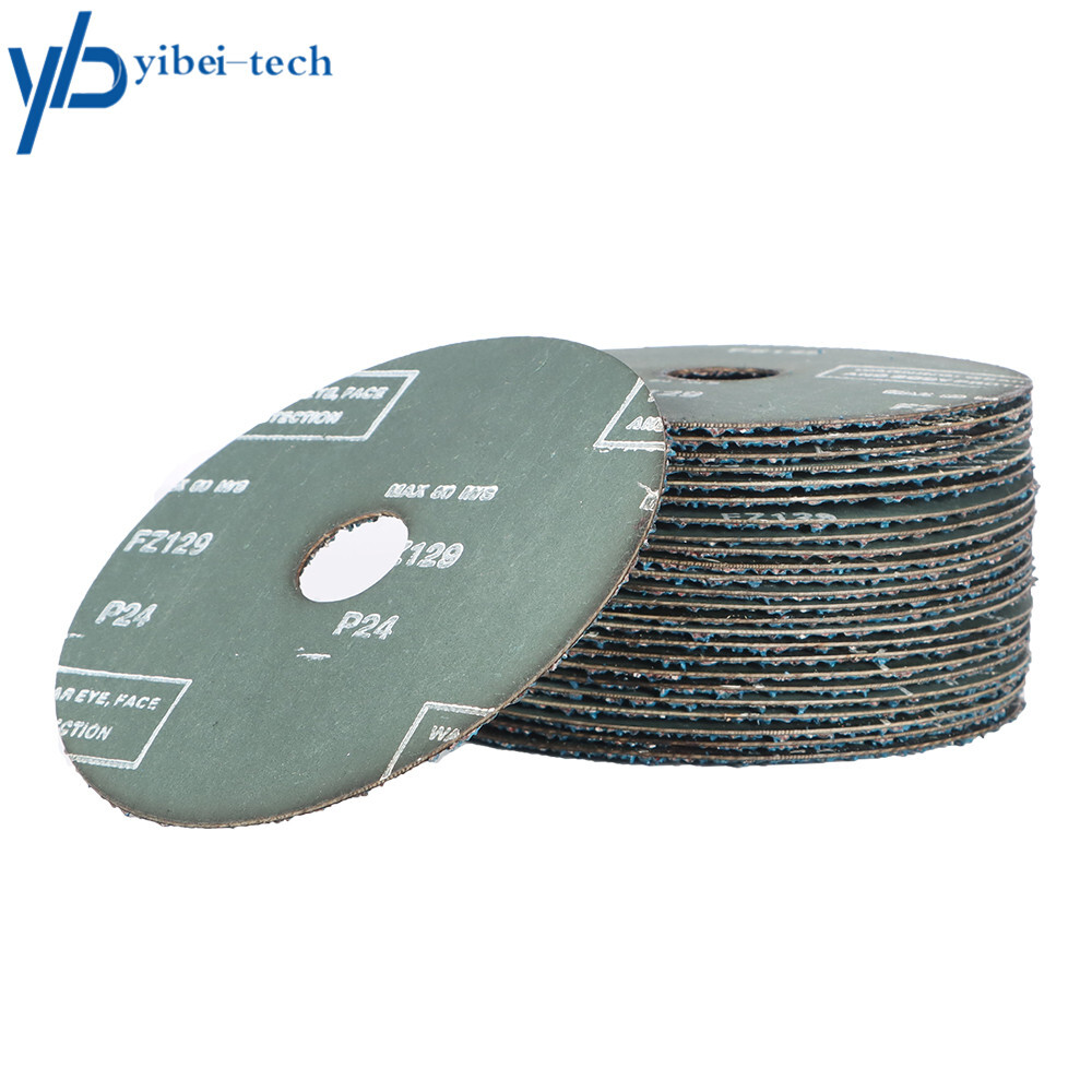25Pack 24 Grit and 36 Grit Zirconia Resin Fiber Disc Grinding And Sanding Discs