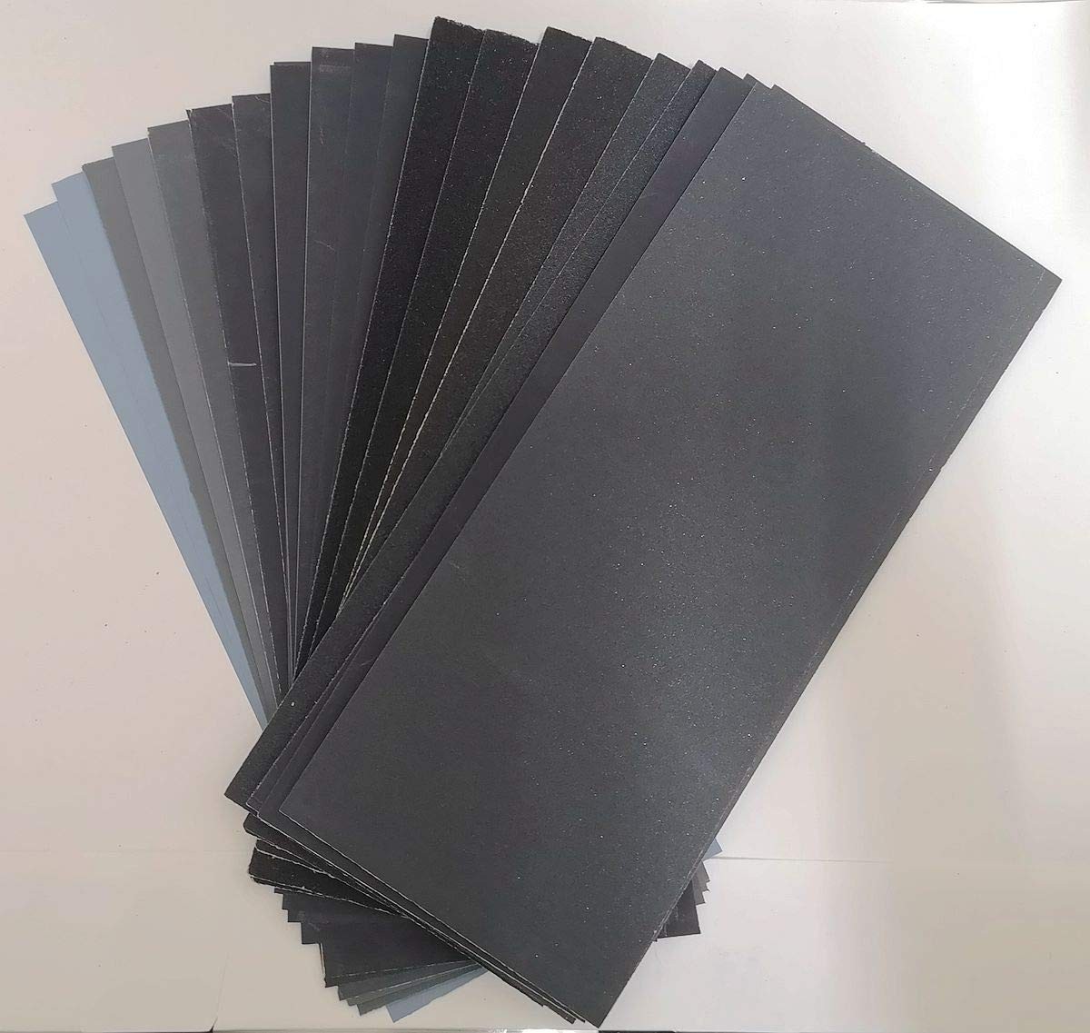 Sandpaper Assortment 80 to 5000 Assorted Grit Sanding 9 x 3.6 inch, gray