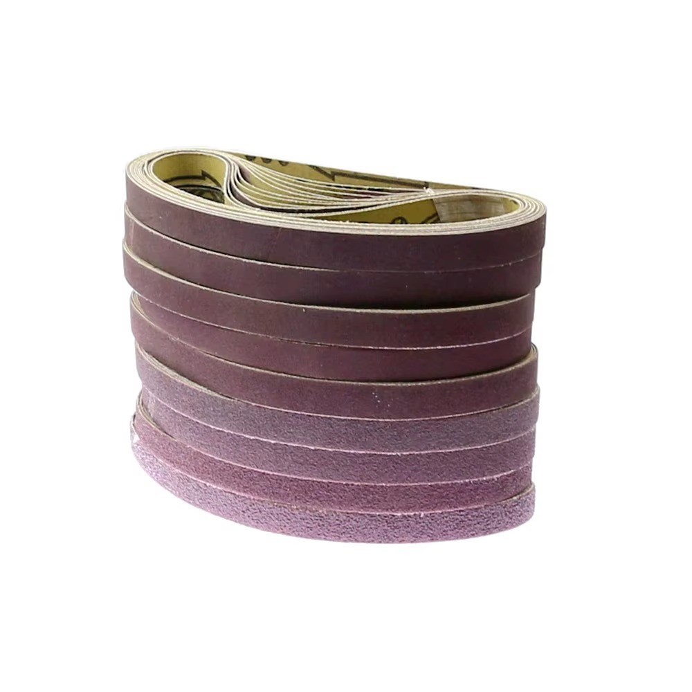 10Pcs 520*20mm/330x10mm/457*13mm P60-P320 Abrasive Belt Sanding For Machine Tool
