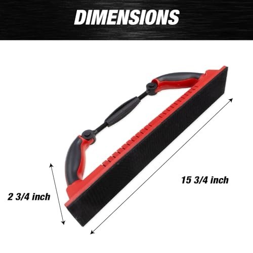 Adjustable Radius Longboard Sanding File Block – Hook & Loop, PSA, Auto Body & W