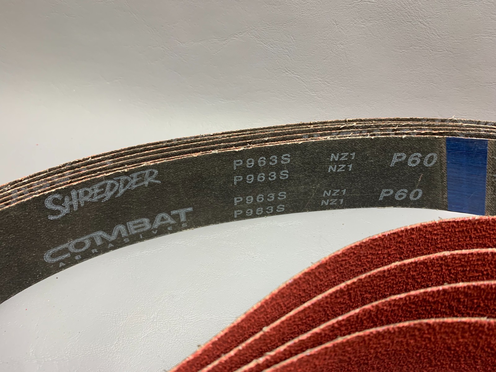 2″ x 42″ Ceramic Grinding Belts for Stock Removal 60 Grit P60 6 PACK P963S