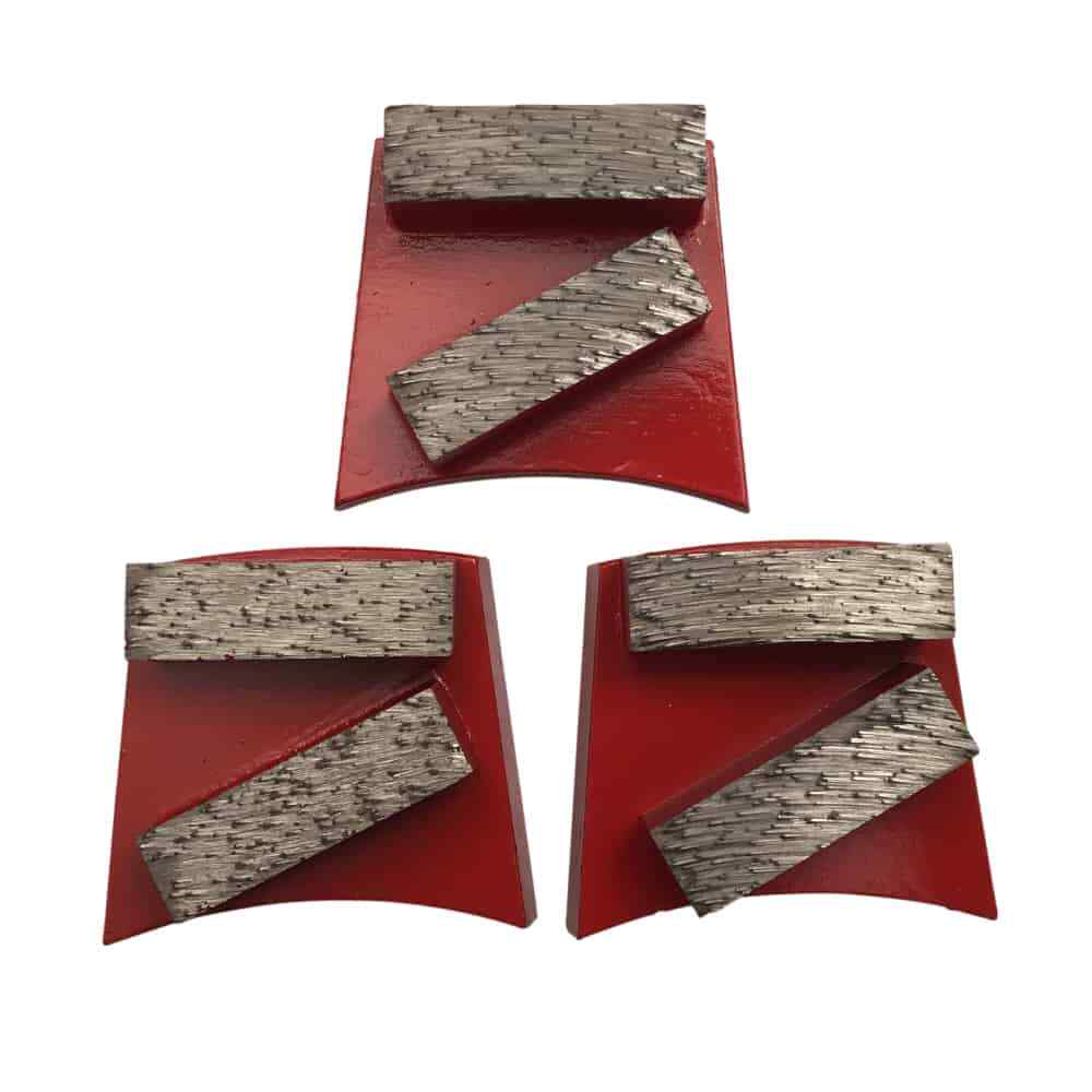 Fast-Change Diamond Floor Grinding Discs, Wet or Dry, Set of 3pcs