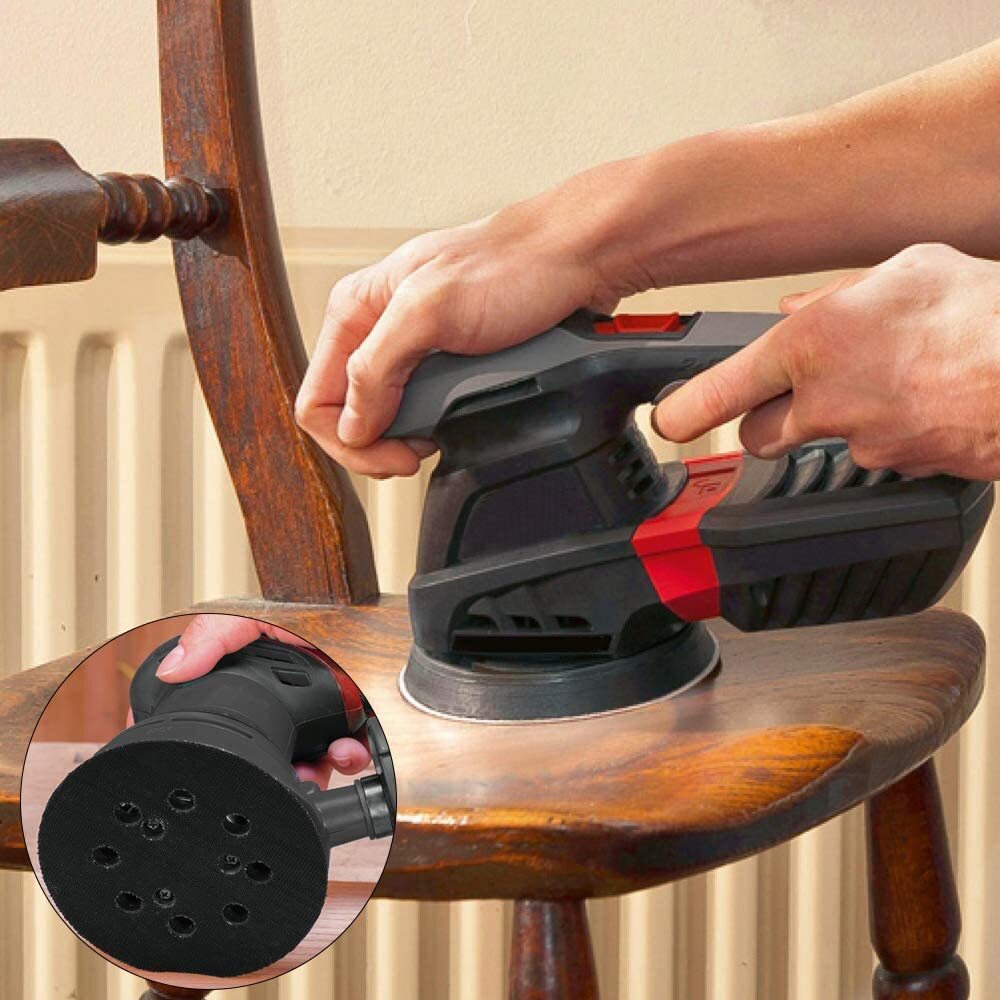 2pcs 5Inch 8-Hole Orbital Sander Hook & Loop Backing Pad for Makita M9204 BO5041
